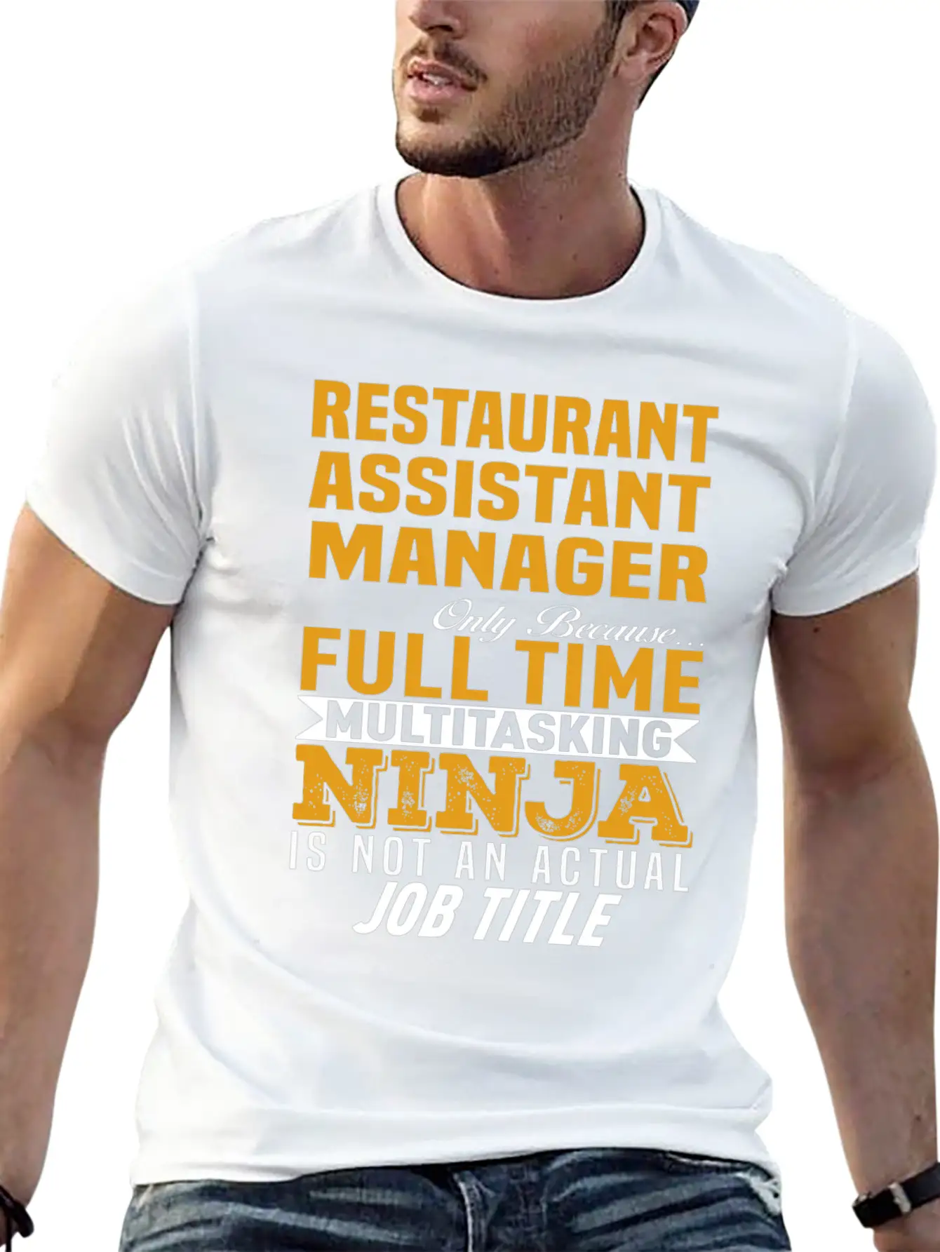 Restaurant Assistant Manager Stylish Everyday T-Shirt – Unisex Basic Cotton Tee