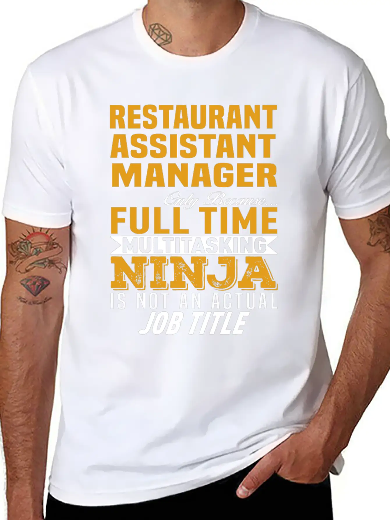 Restaurant Assistant Manager Stylish Everyday T-Shirt – Unisex Basic Cotton Tee