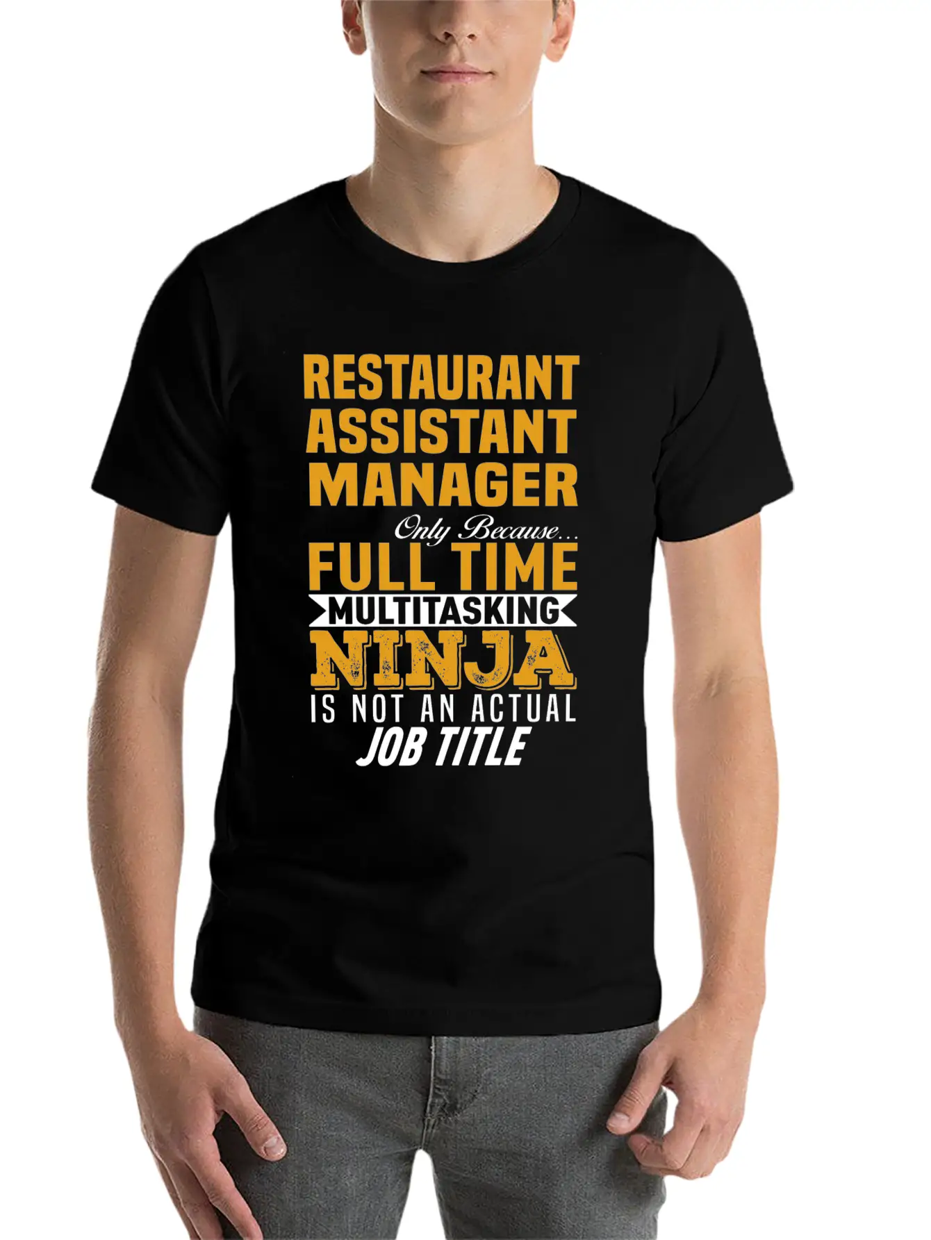 Restaurant Assistant Manager Stylish Everyday T-Shirt – Unisex Basic Cotton Tee