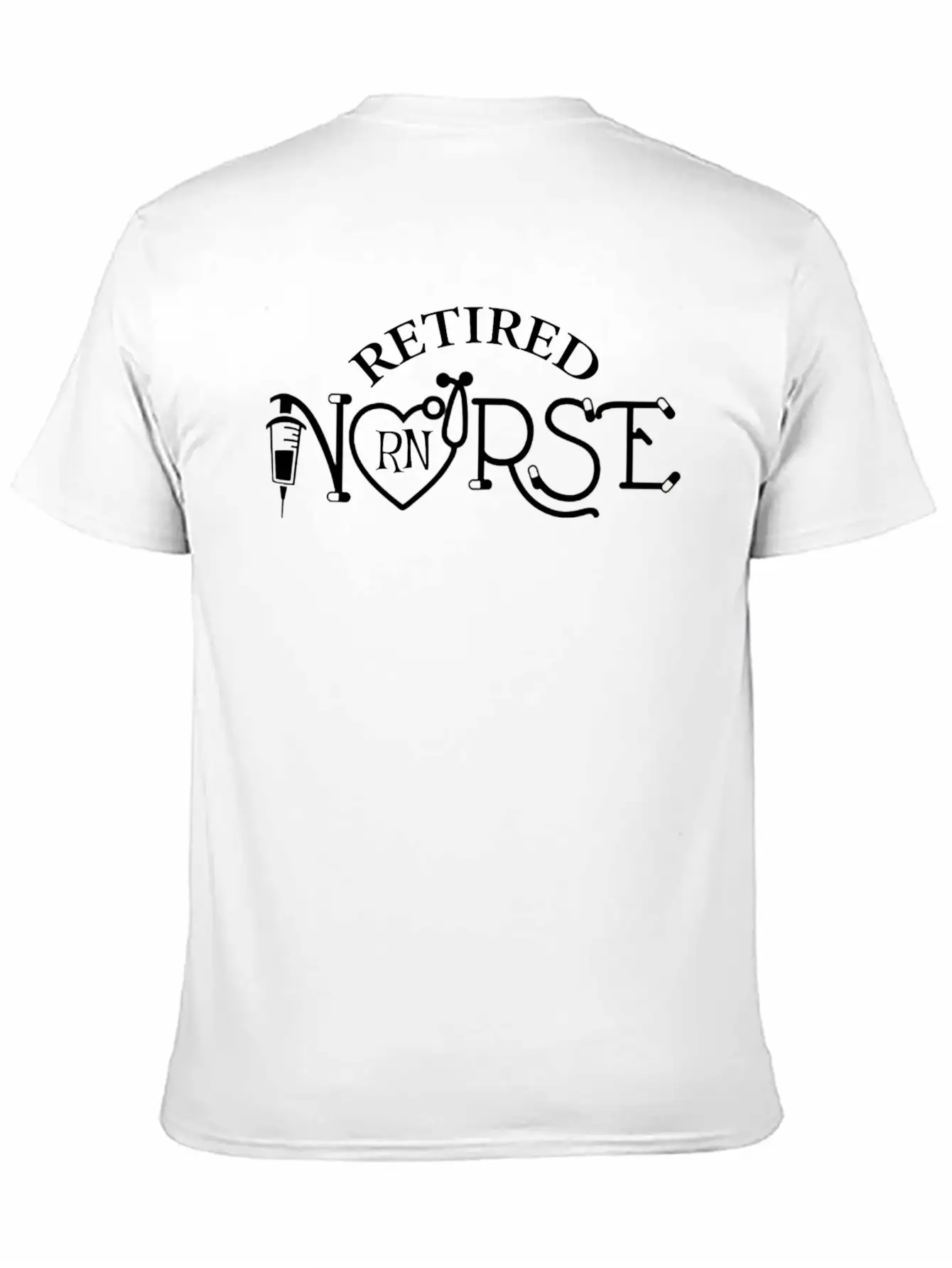 Retired RN Nurse Lightweight Cotton T-Shirt – Daily Comfort Graphic Shirt