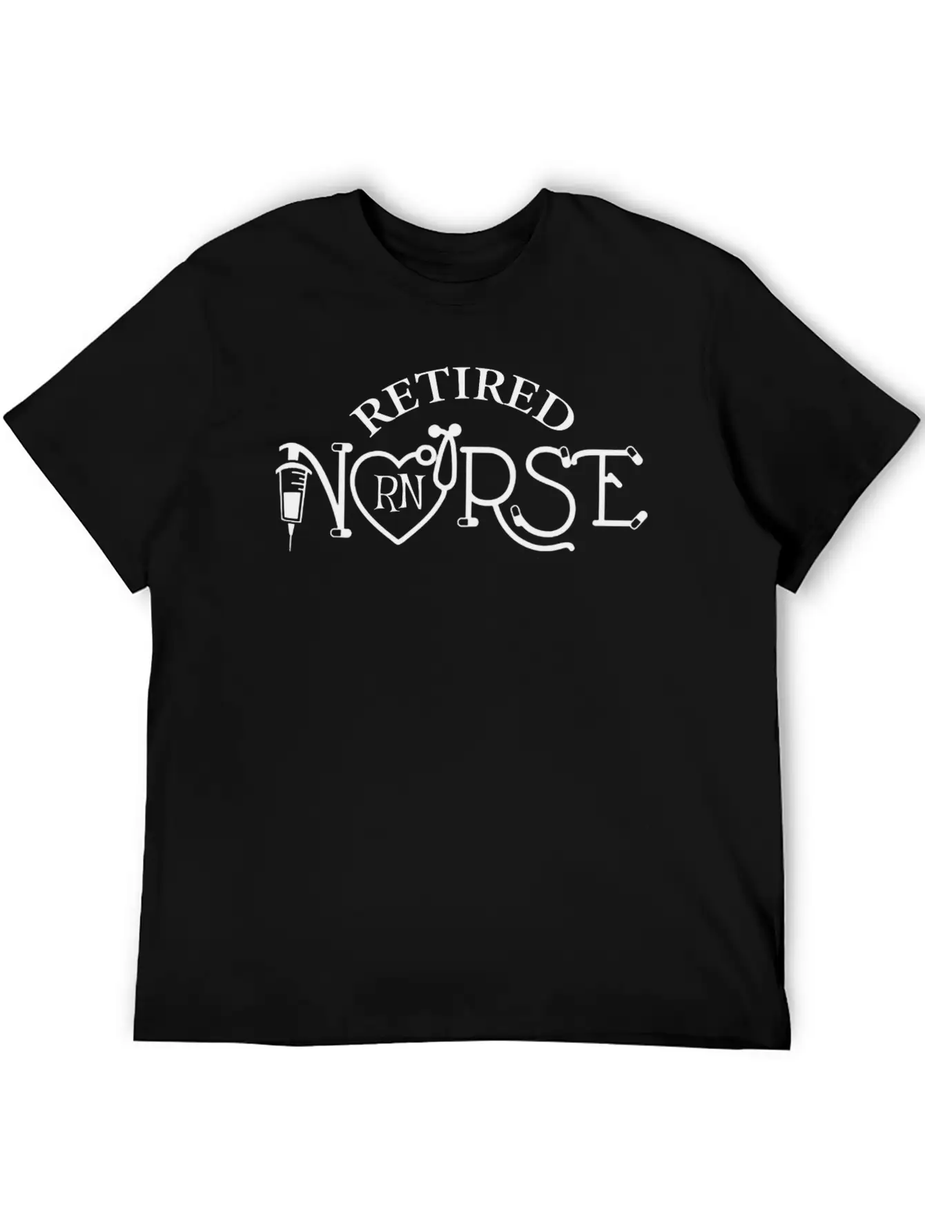 Retired RN Nurse Lightweight Cotton T-Shirt – Daily Comfort Graphic Shirt