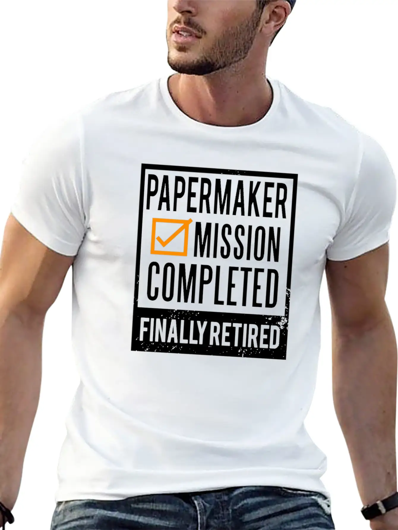 Retirement Gift Idea Retired Papermaker Unisex Casual T-Shirt – Clean Design For Daily Comfort