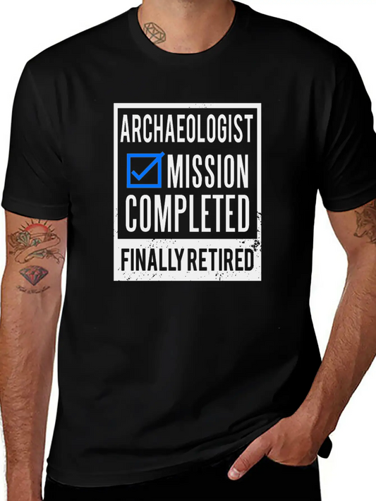 Retirement - Retired Archaeologist Classic Fit Graphic Tee For Daily Comfort – Unisex Cotton Shirt