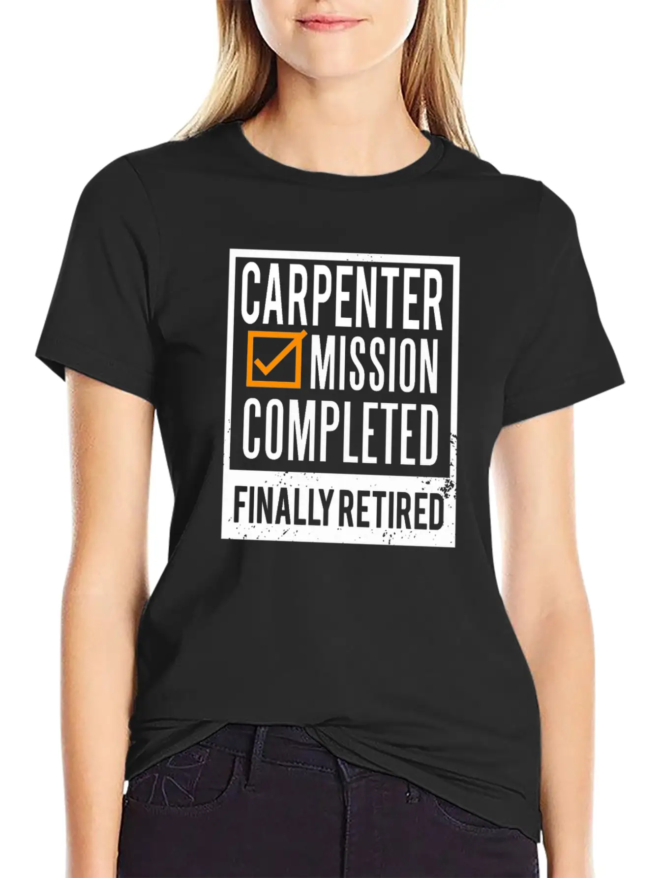 Retirement - Retired Carpenter Relaxed Everyday Tee – Lightweight And Durable Cotton