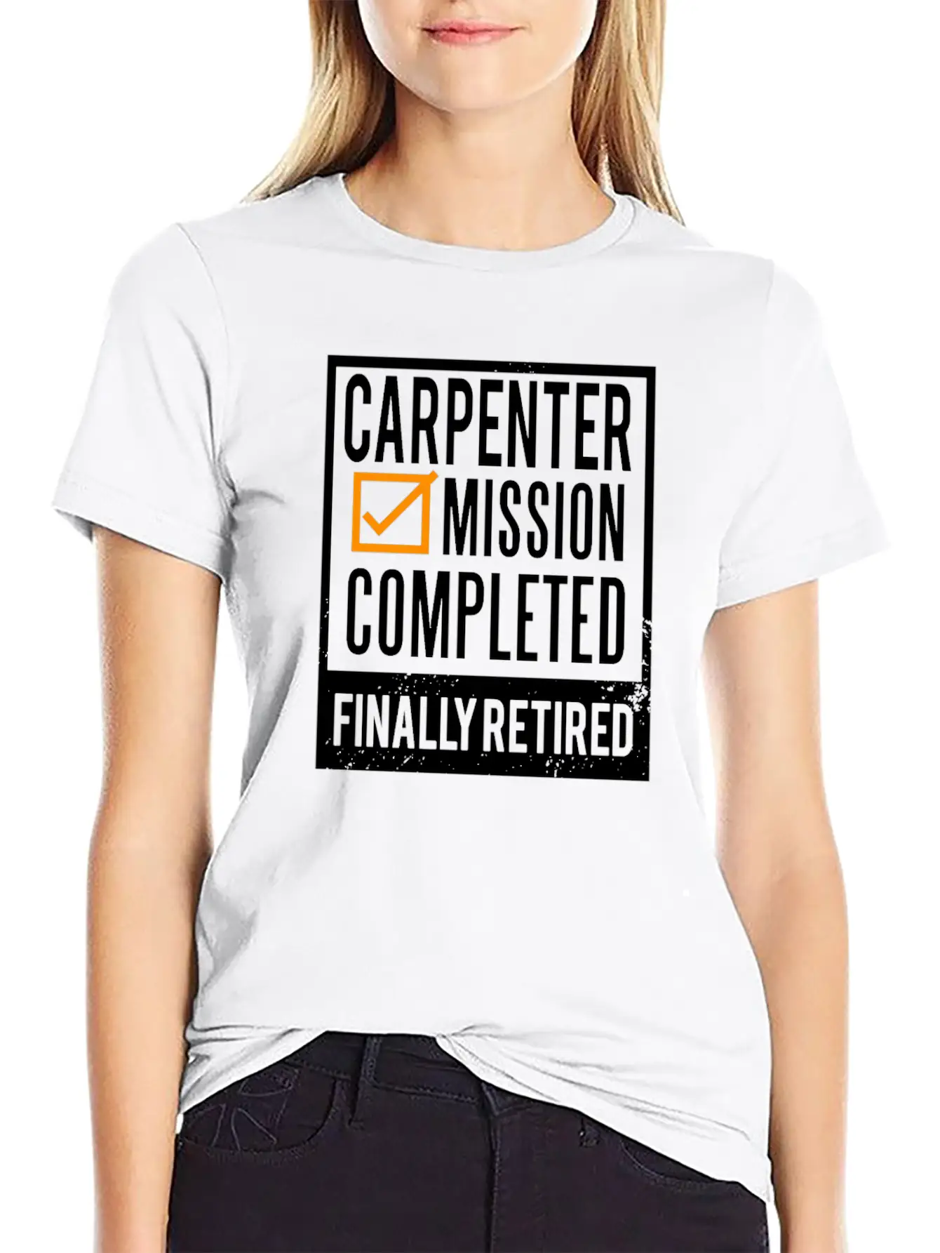 Retirement - Retired Carpenter Relaxed Everyday Tee – Lightweight And Durable Cotton