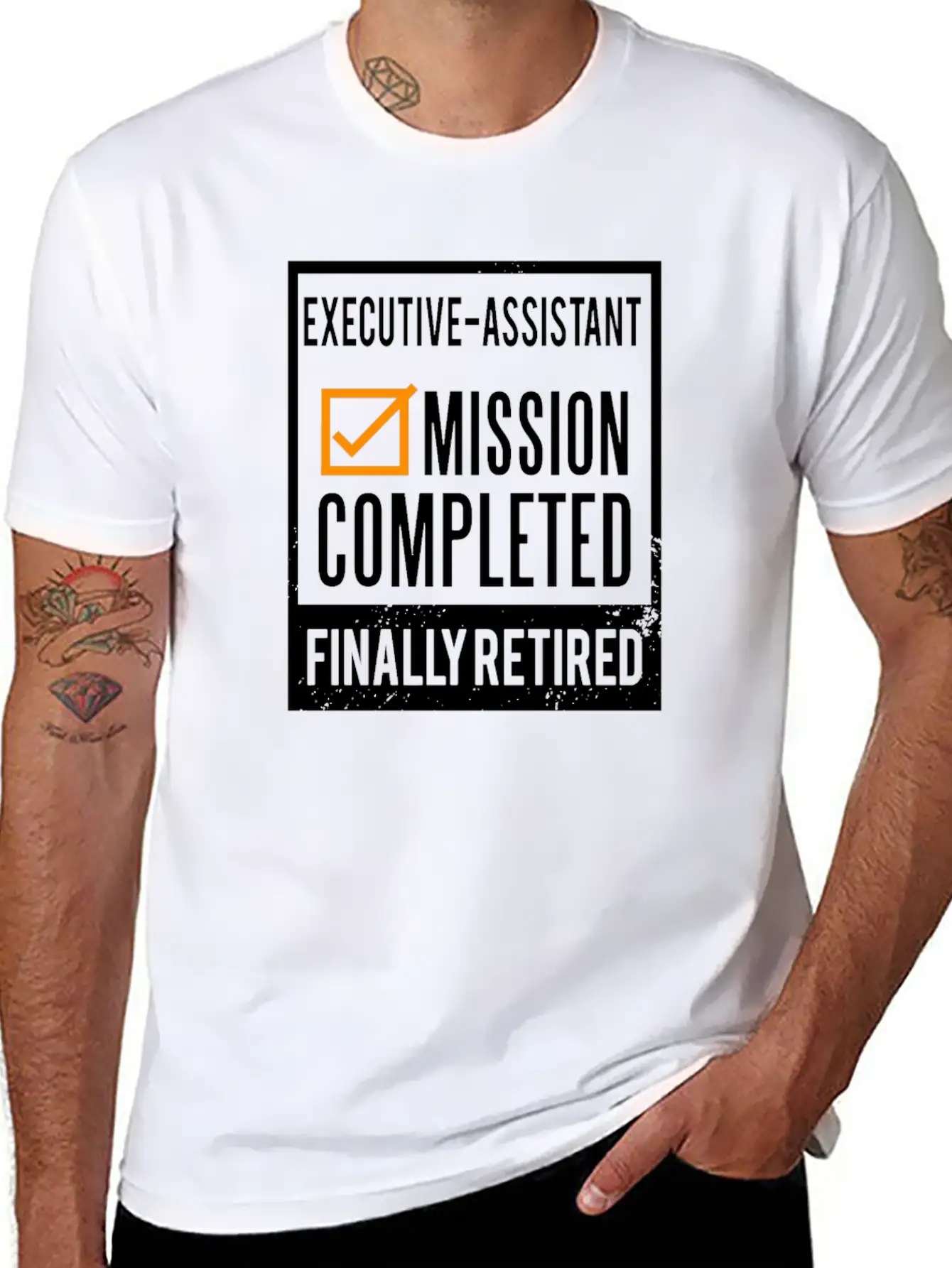 Retirement - Retired Executive-Assistant Modern Fit Casual T-Shirt ��� Clean And Versatile Design