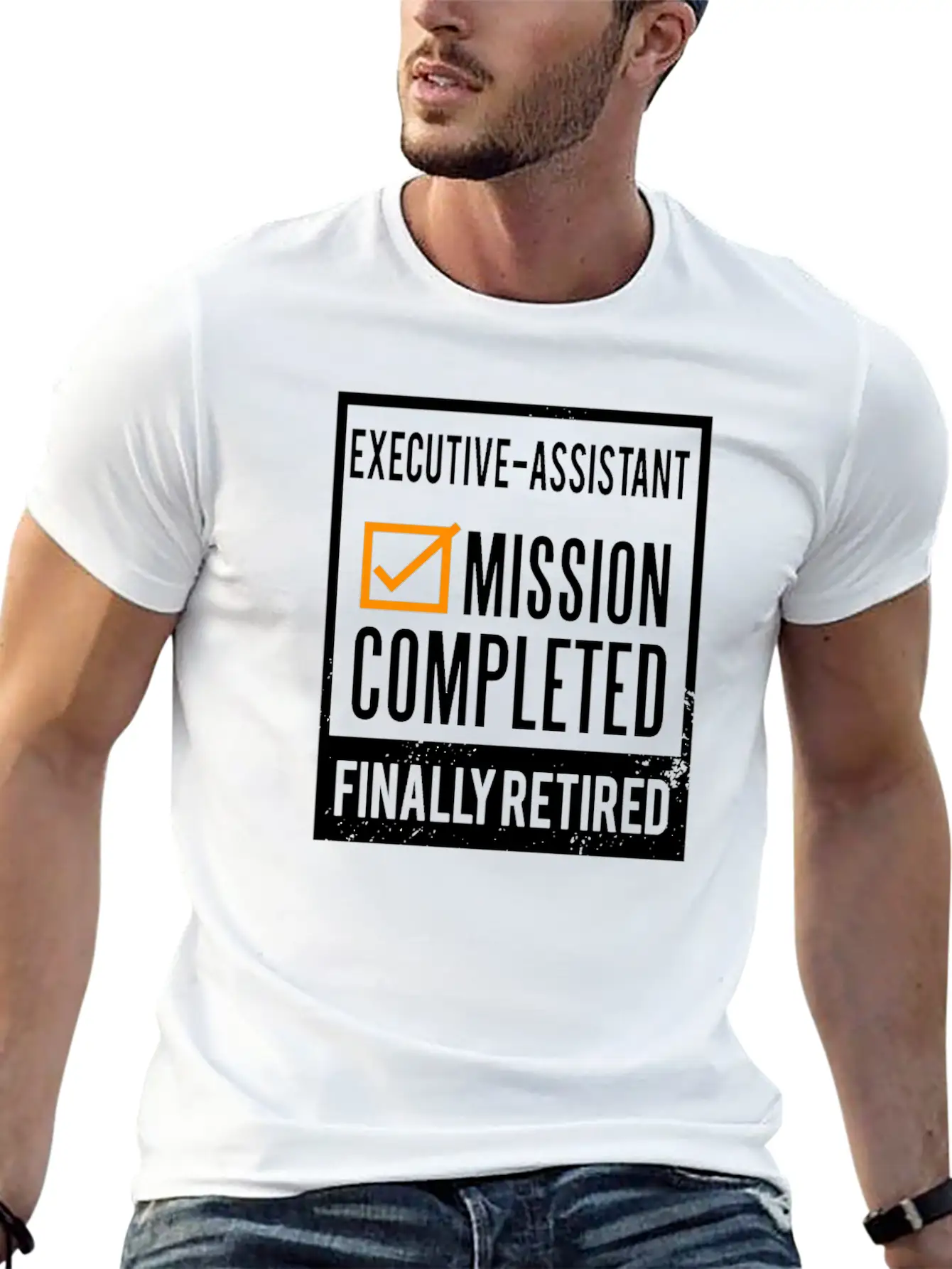 Retirement - Retired Executive-Assistant Modern Fit Casual T-Shirt ��� Clean And Versatile Design