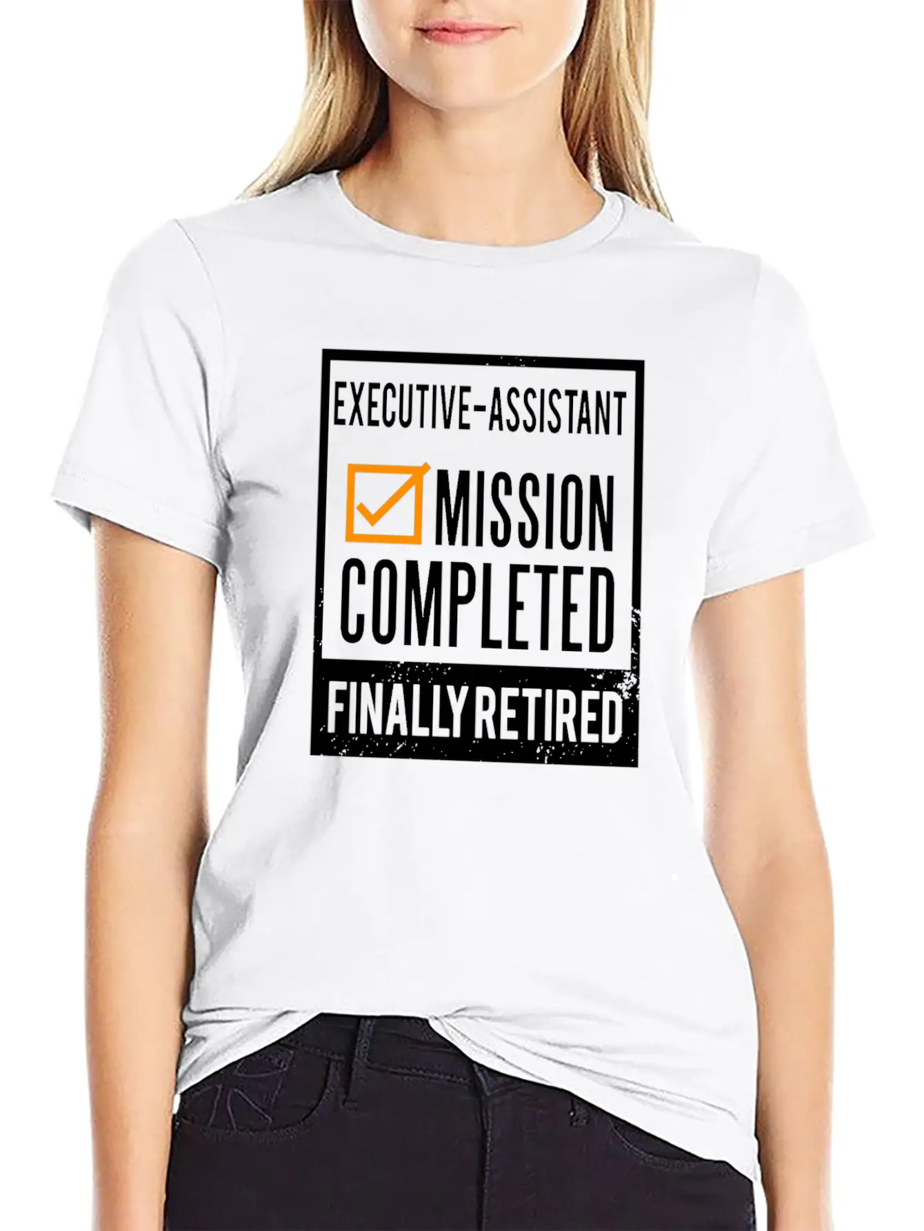 Retirement - Retired Executive-Assistant Modern Fit Casual T-Shirt ��� Clean And Versatile Design