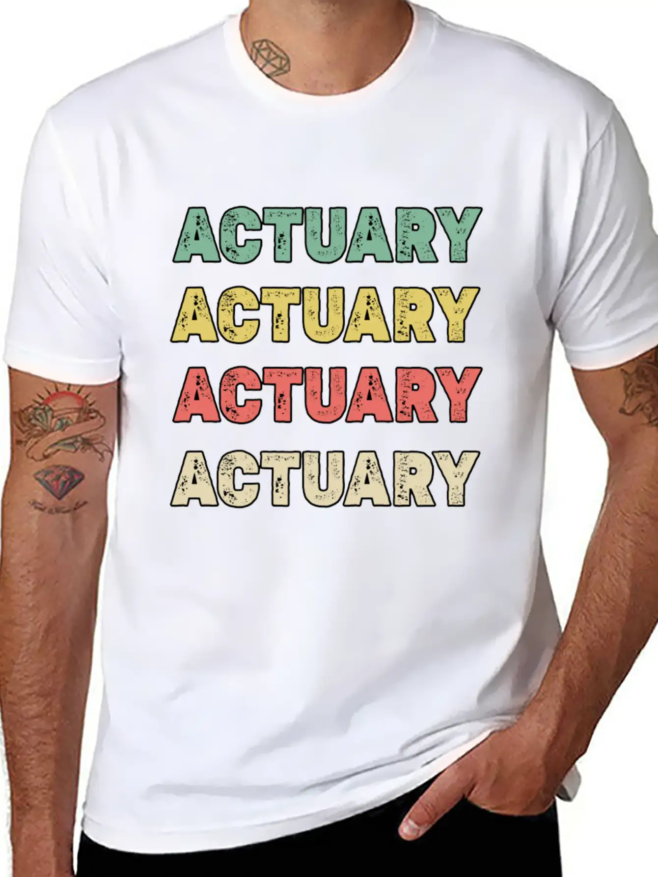 Retro Actuary Risk Manager Insurance Soft Cotton Short Sleeve Tee – Unisex Wardrobe Staple