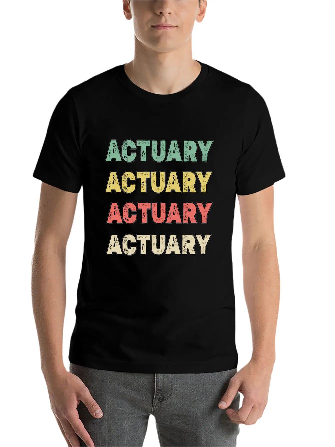 Retro Actuary Risk Manager Insurance Soft Cotton Short Sleeve Tee – Unisex Wardrobe Staple