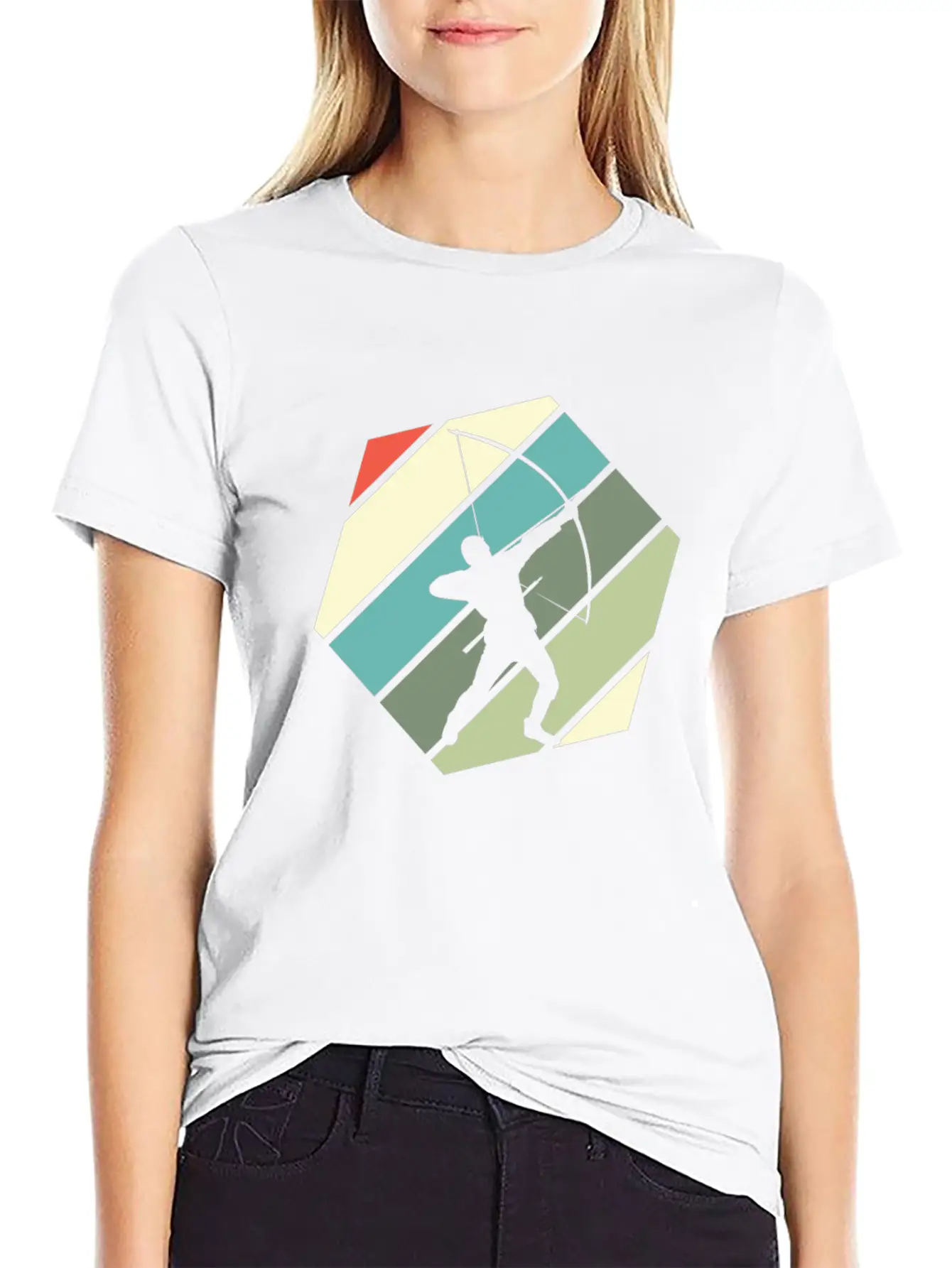Retro Archer Archery Lightweight Cotton T-Shirt – Daily Comfort Graphic Shirt