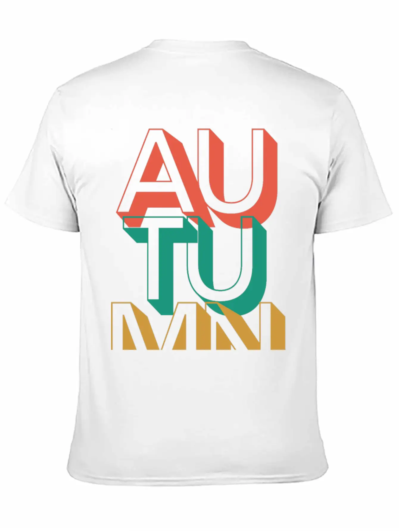 Retro Autumn Basic Graphic T-Shirt – Daily Comfort In Soft Cotton