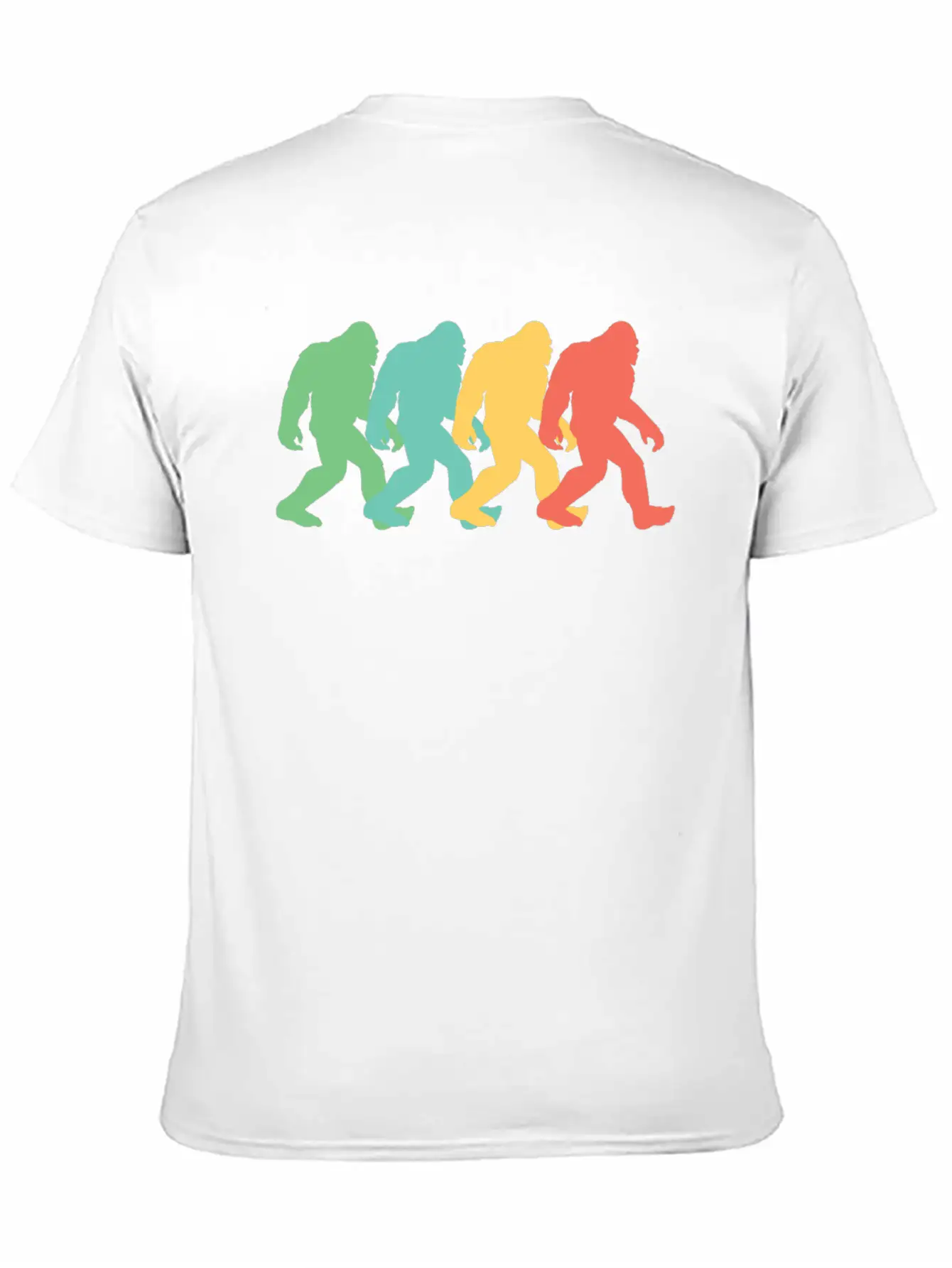 Retro Bigfoot Pop Art Essential Cotton Tee For Daily Outfits – Unisex Style