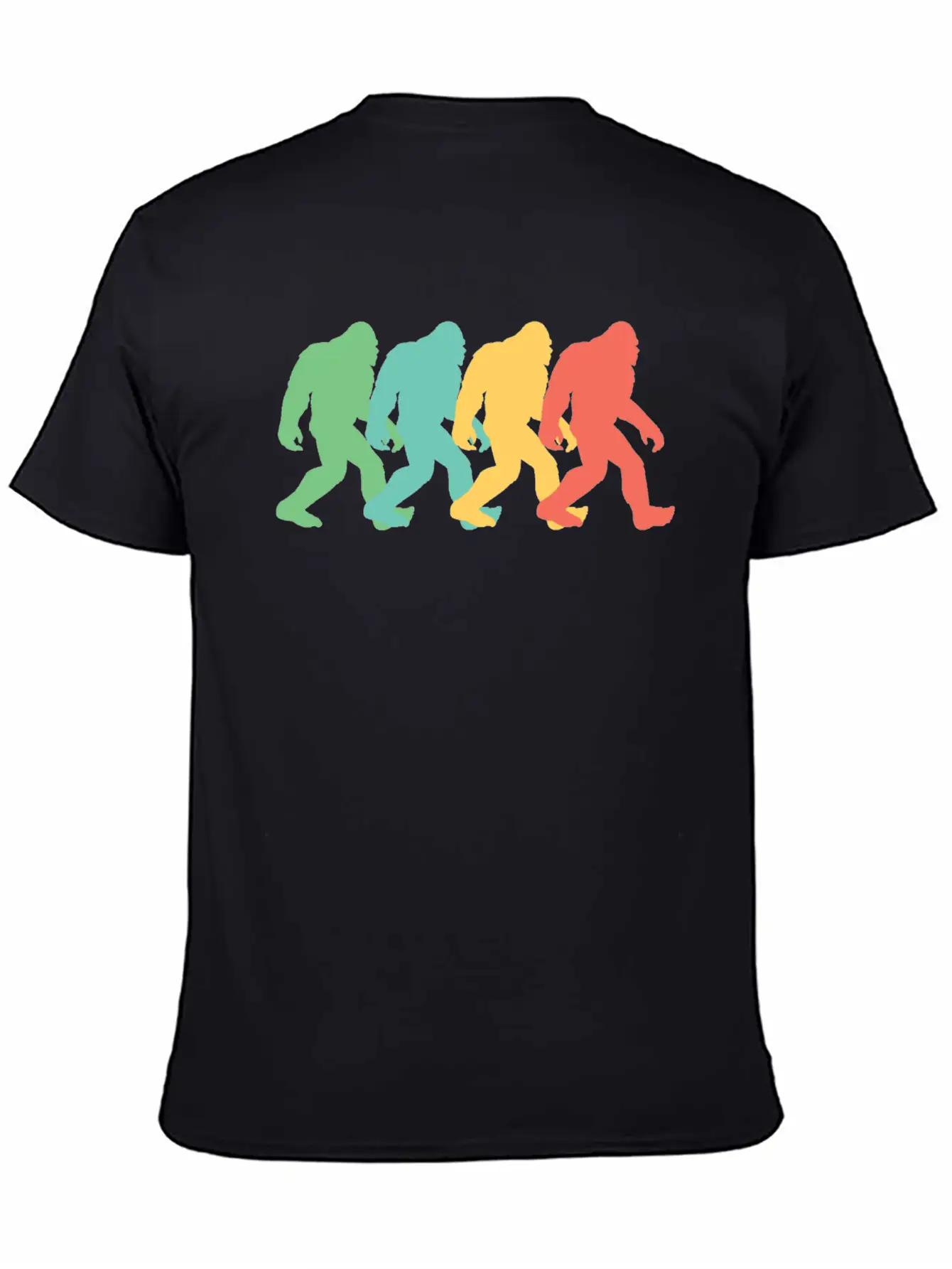 Retro Bigfoot Pop Art Essential Cotton Tee For Daily Outfits – Unisex Style