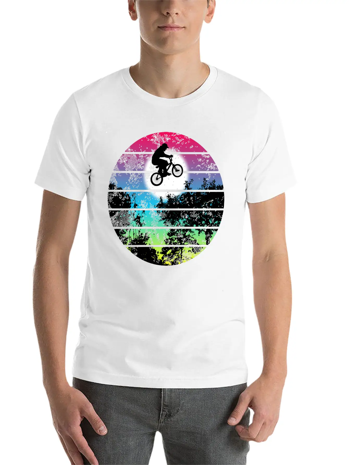 Retro BMX Classic Fit Graphic Tee For Daily Comfort – Unisex Cotton Shirt