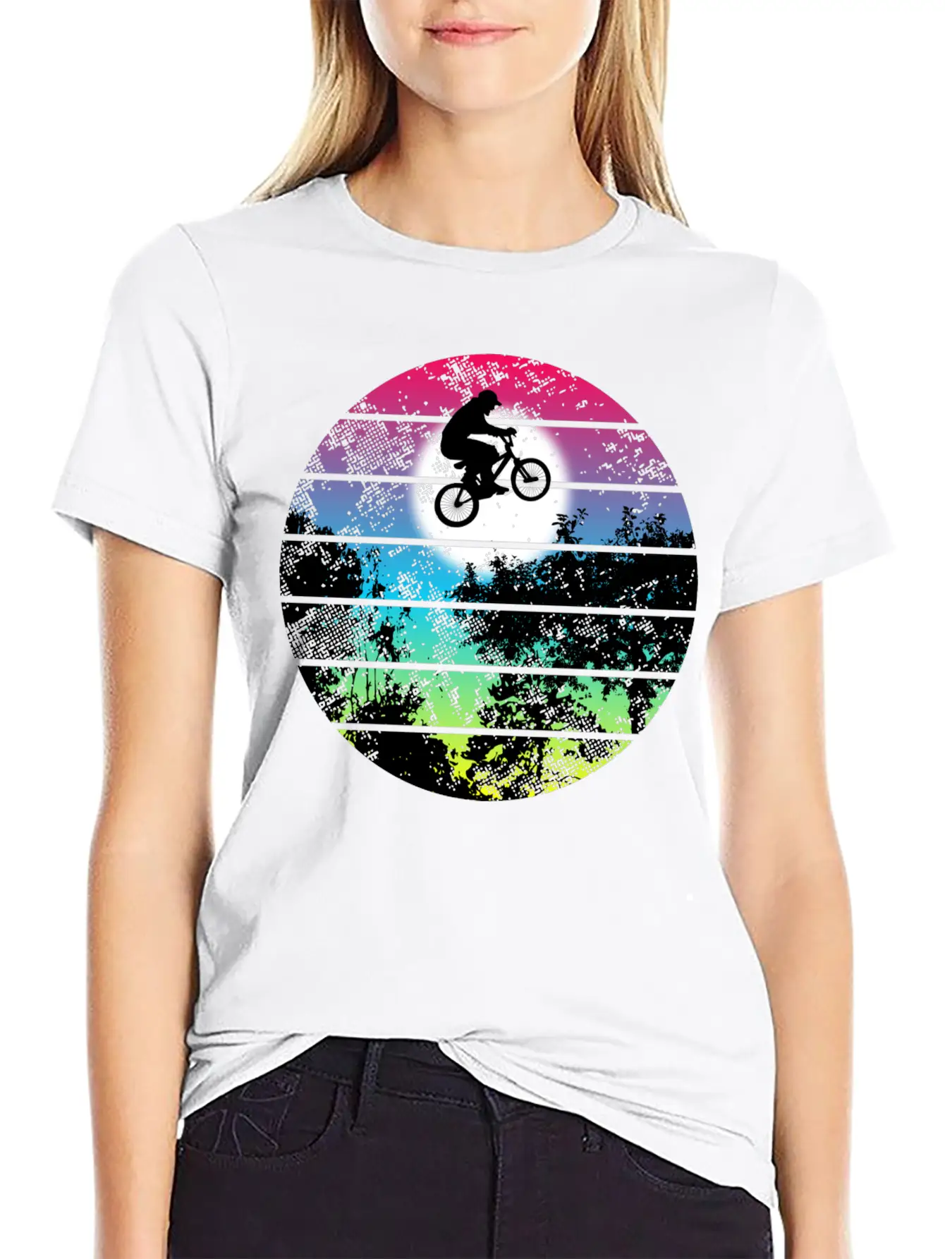 Retro BMX Classic Fit Graphic Tee For Daily Comfort – Unisex Cotton Shirt