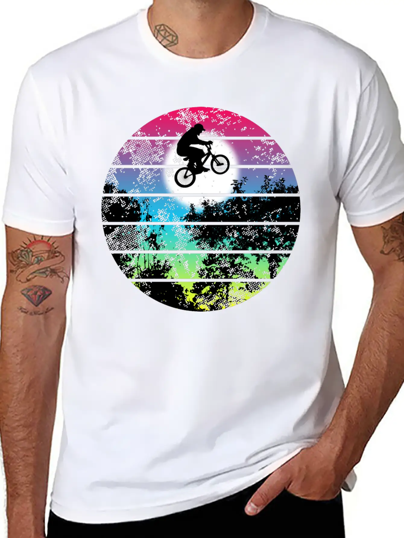 Retro BMX Classic Fit Graphic Tee For Daily Comfort – Unisex Cotton Shirt