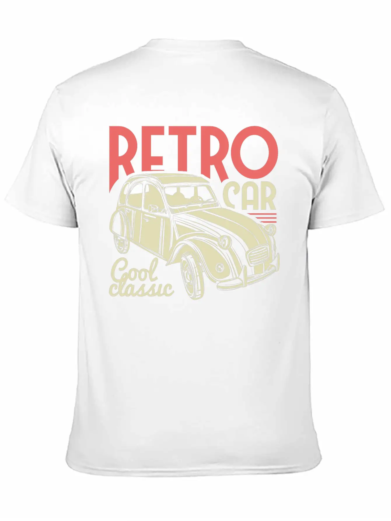 Retro Car Cool Classic Basic Graphic T-Shirt – Daily Comfort In Soft Cotton