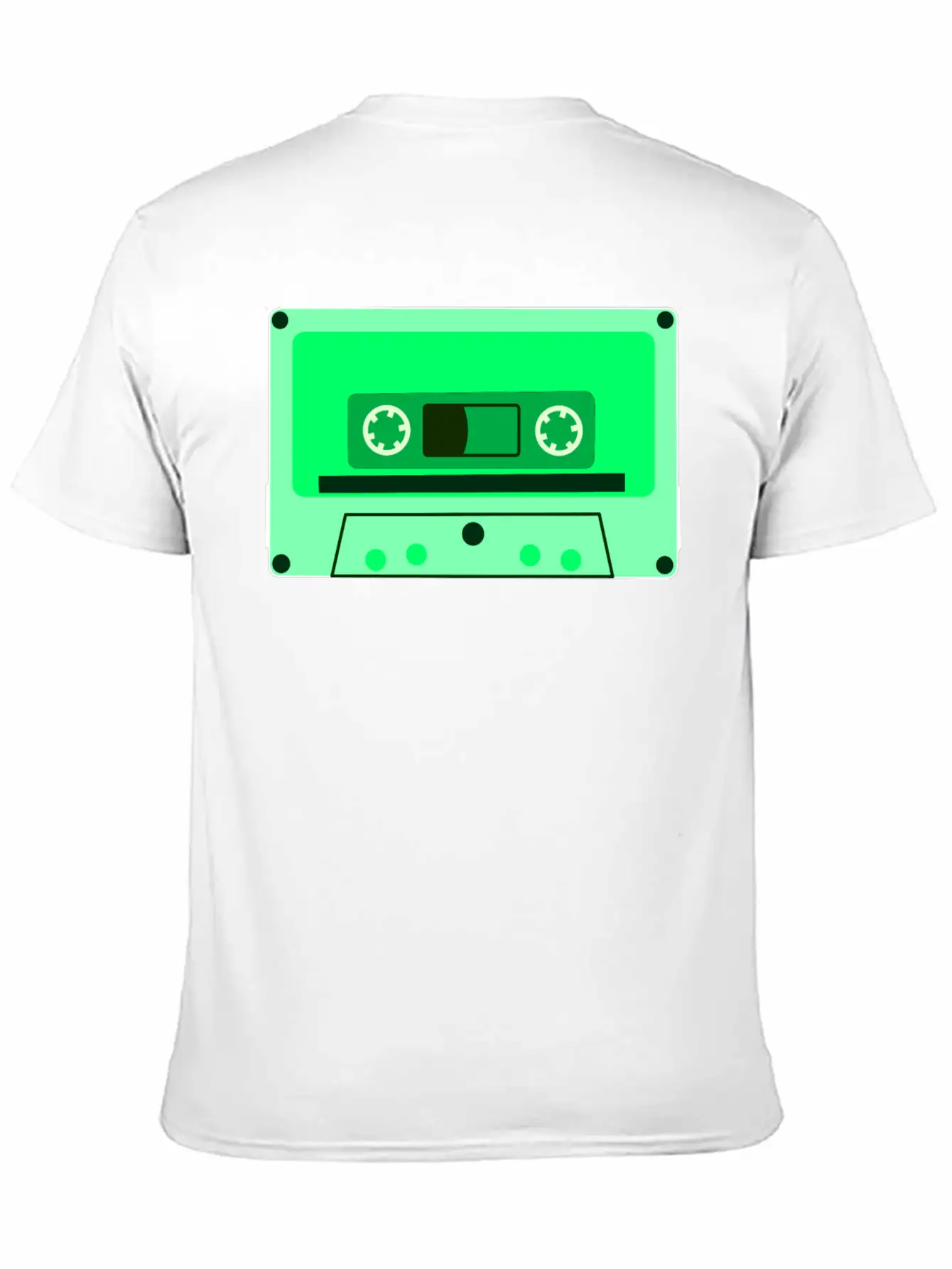 Retro Cassette Tape Modern Fit Casual T-Shirt – Clean And Versatile Design