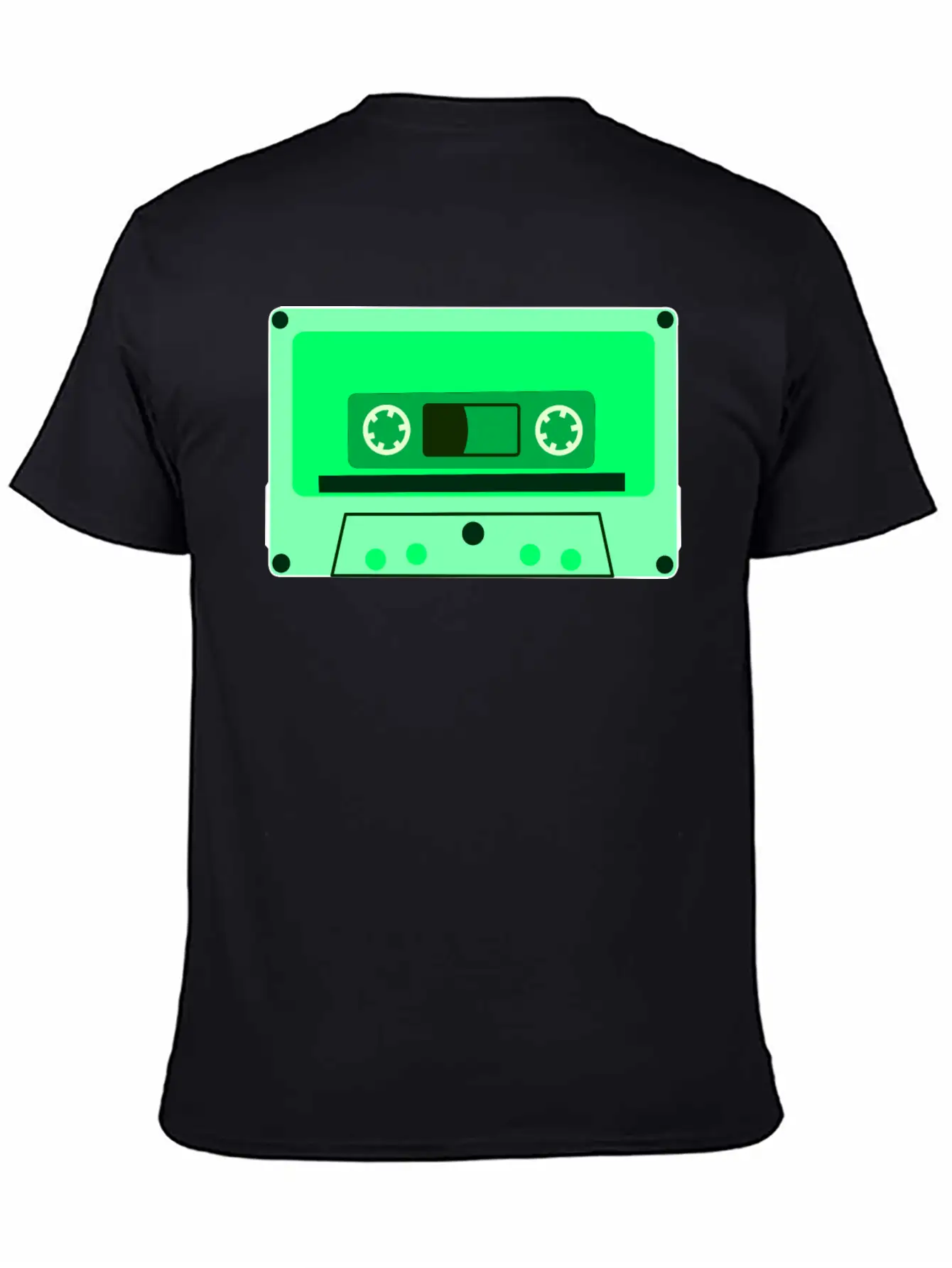 Retro Cassette Tape Modern Fit Casual T-Shirt – Clean And Versatile Design