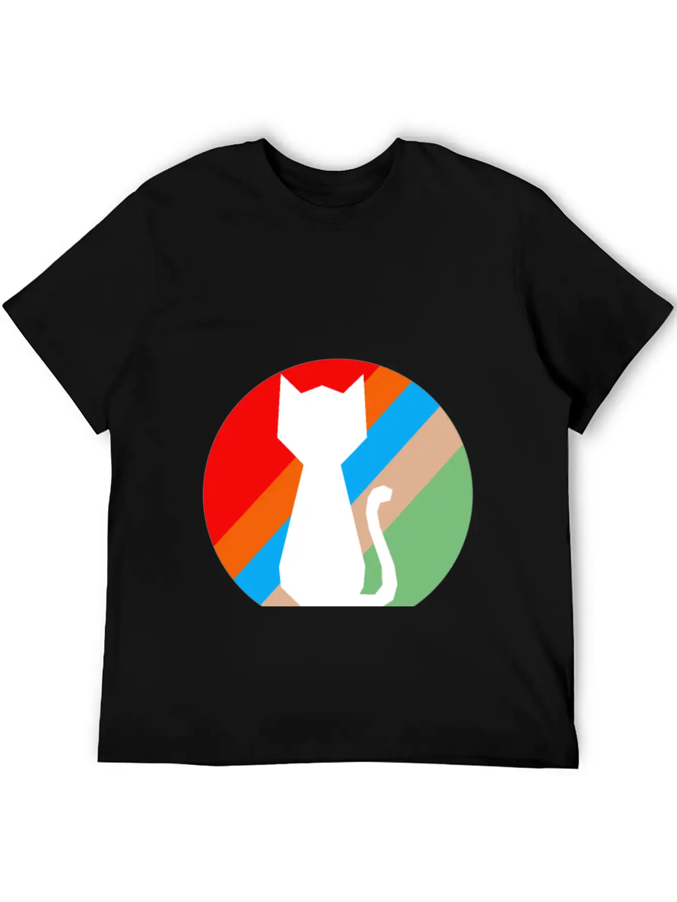 Retro Cat Soft Cotton Short Sleeve Tee – Unisex Wardrobe Staple