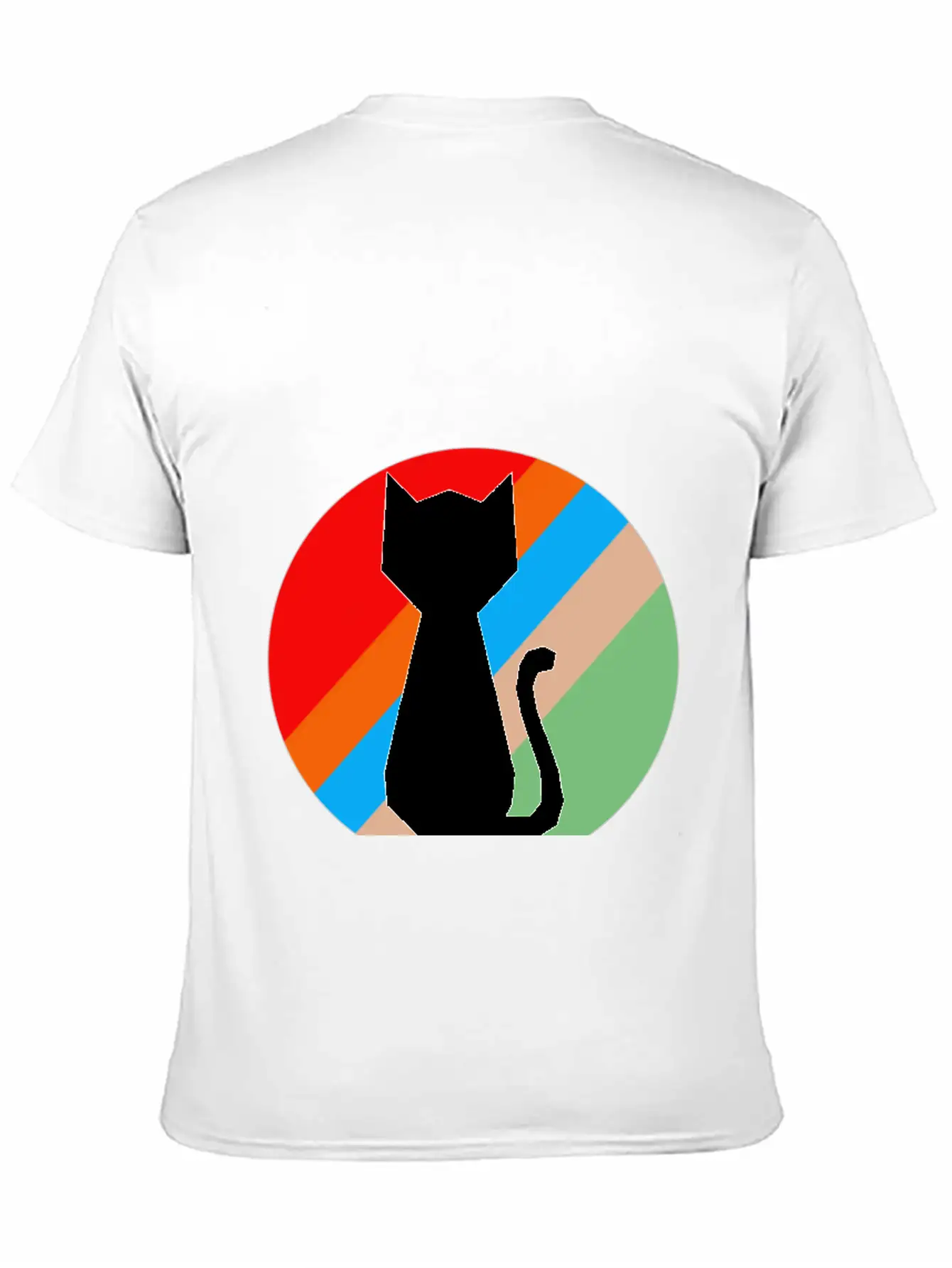 Retro Cat Soft Cotton Short Sleeve Tee – Unisex Wardrobe Staple