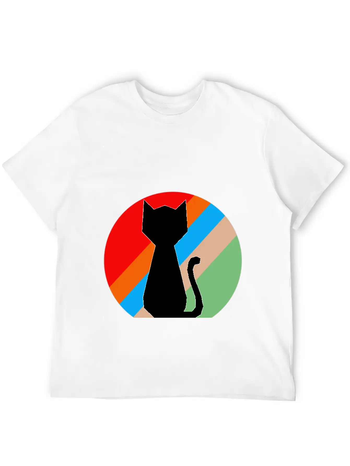 Retro Cat Soft Cotton Short Sleeve Tee – Unisex Wardrobe Staple