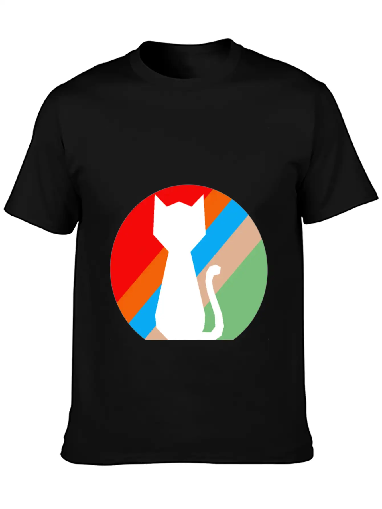Retro Cat Soft Cotton Short Sleeve Tee – Unisex Wardrobe Staple