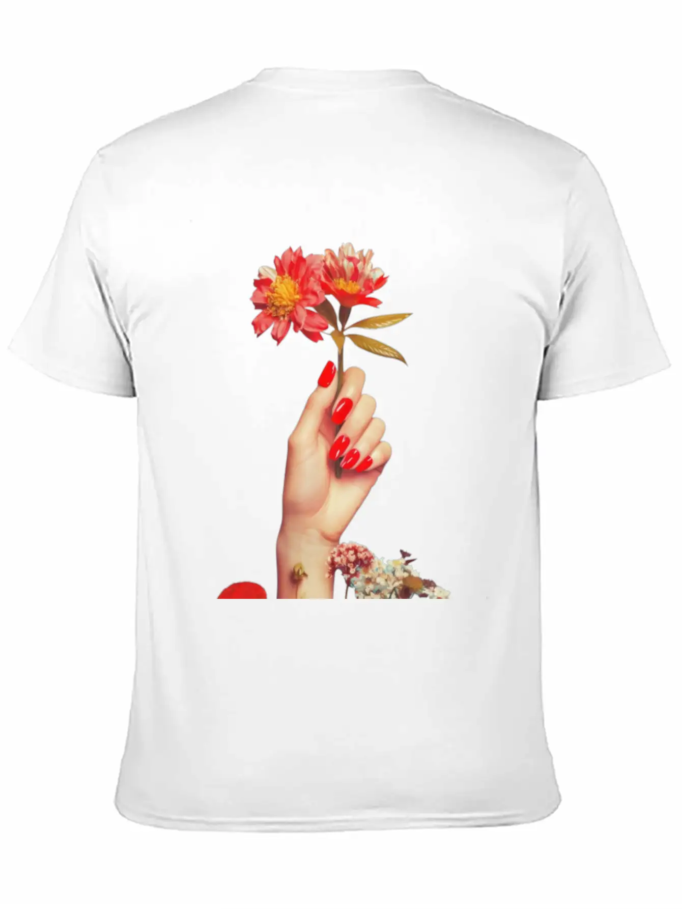 Retro Flowers Relaxed Everyday Tee – Lightweight And Durable Cotton