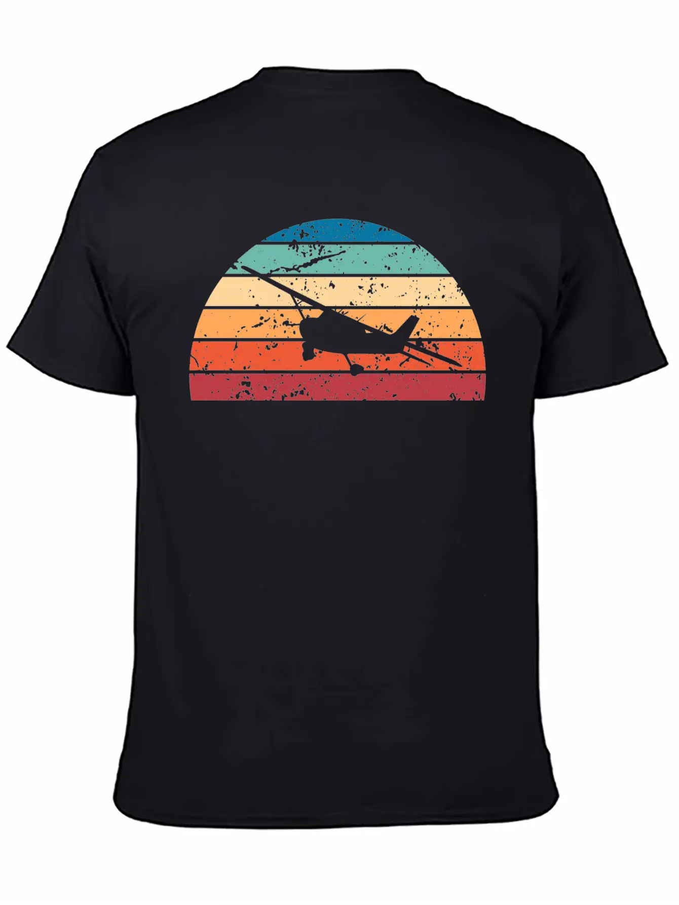 Retro Flying Sunset Vintage Fly Sunrise Essential Cotton Tee For Daily Outfits – Unisex Style