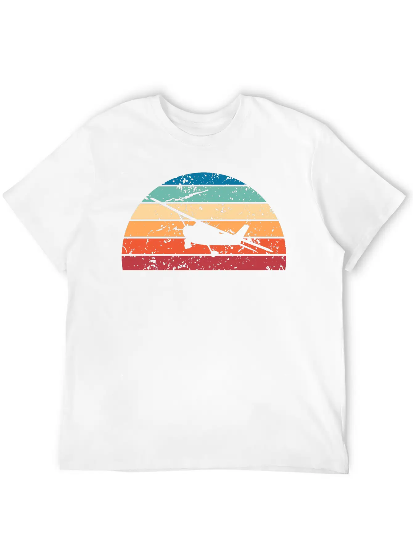 Retro Flying Sunset Vintage Fly Sunrise Essential Cotton Tee For Daily Outfits – Unisex Style