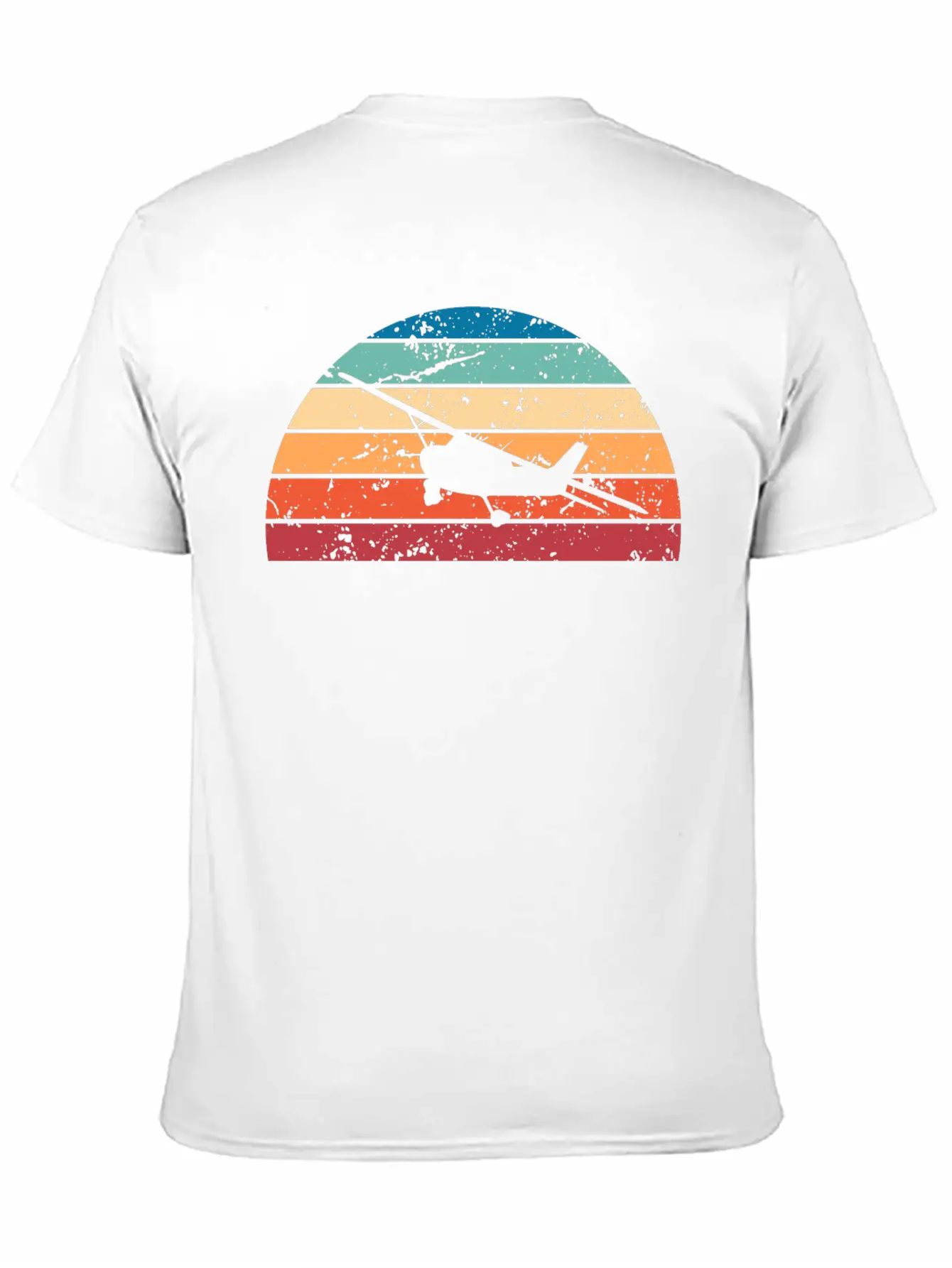 Retro Flying Sunset Vintage Fly Sunrise Essential Cotton Tee For Daily Outfits – Unisex Style