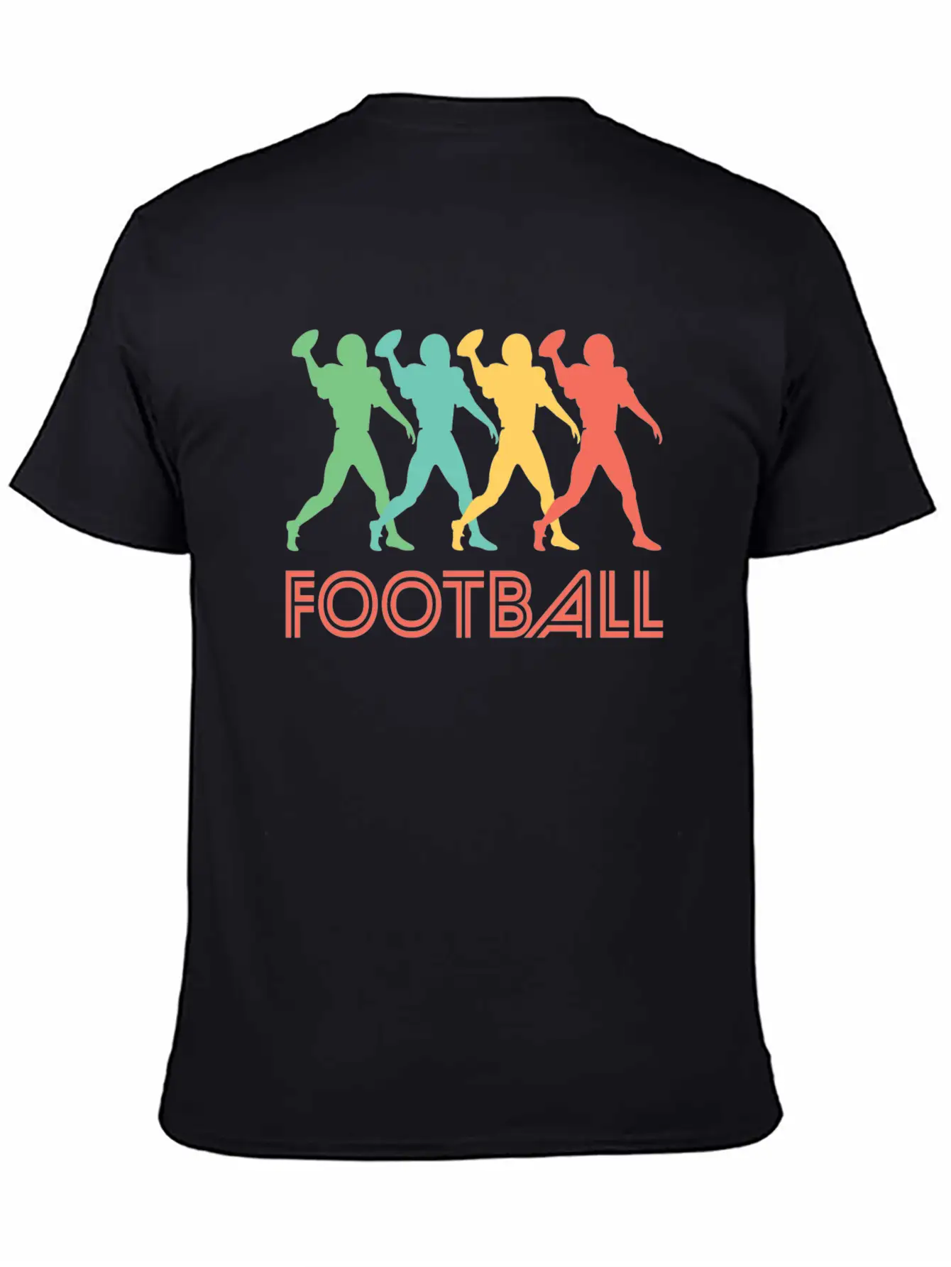 Retro Football Pop Art Unisex Casual T-Shirt – Clean Design For Daily Comfort