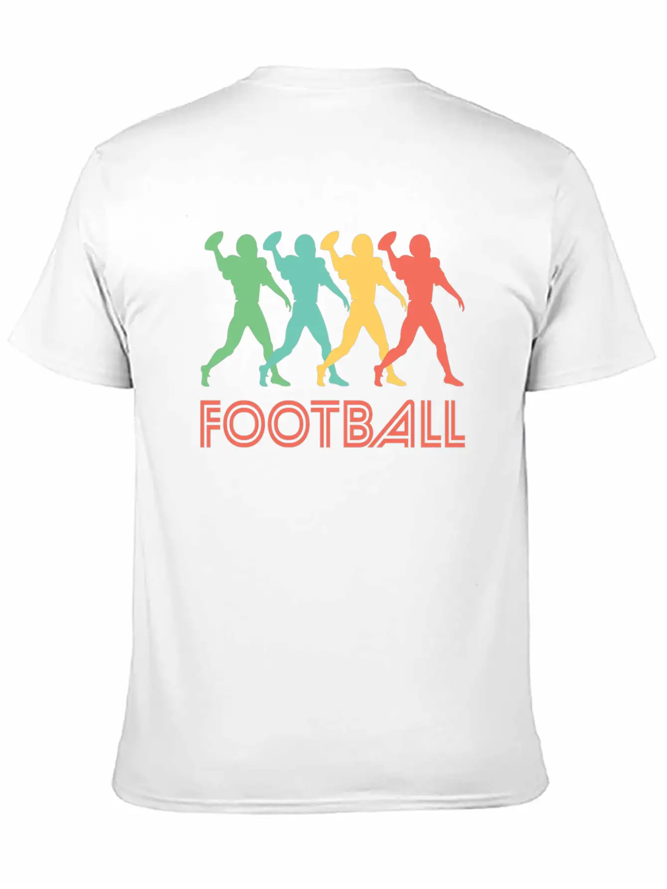 Retro Football Pop Art Unisex Casual T-Shirt – Clean Design For Daily Comfort