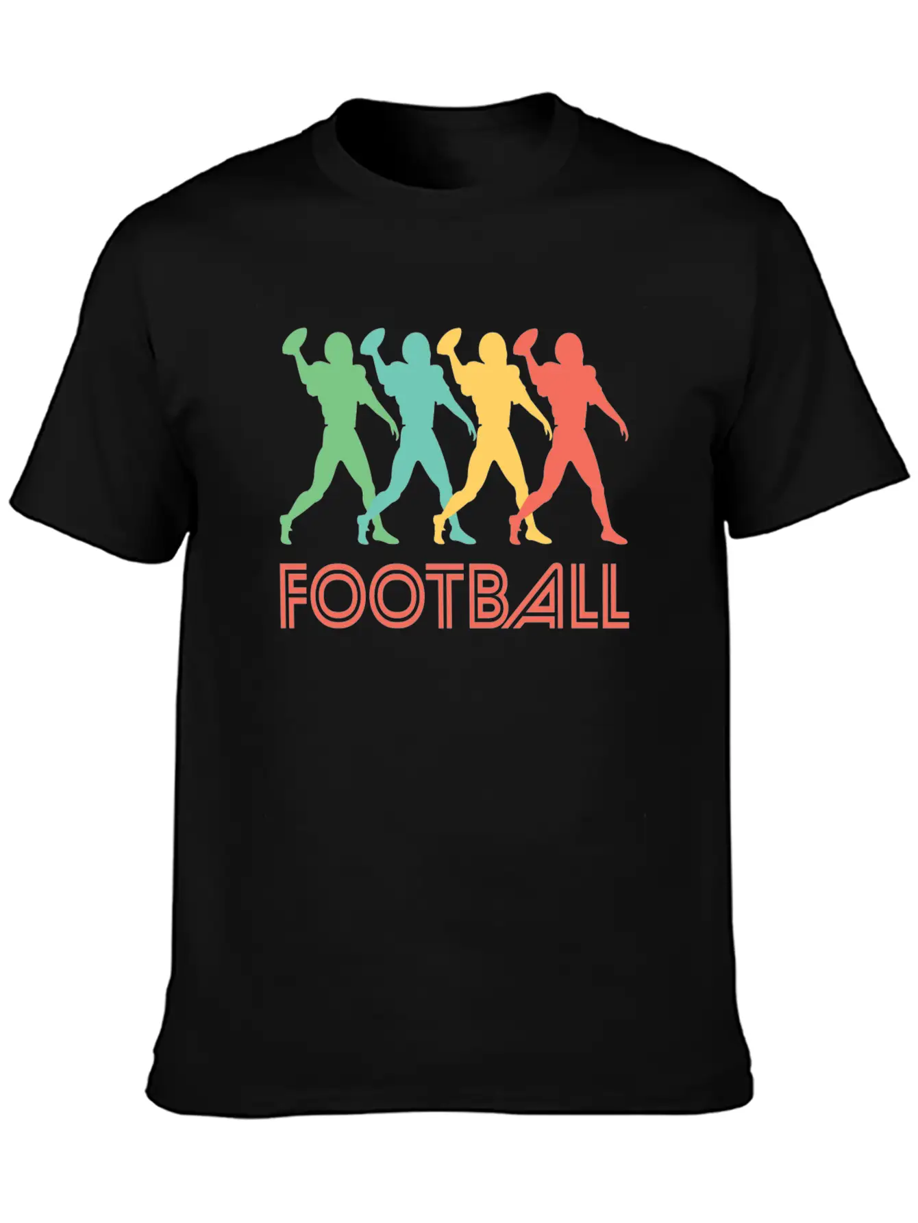 Retro Football Pop Art Unisex Casual T-Shirt – Clean Design For Daily Comfort