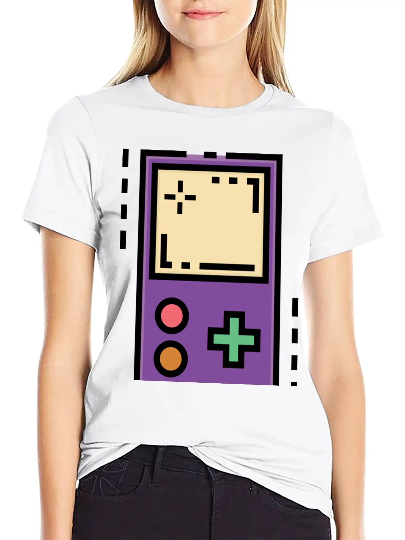 Retro Gaming On Relaxed Everyday Tee – Lightweight And Durable Cotton