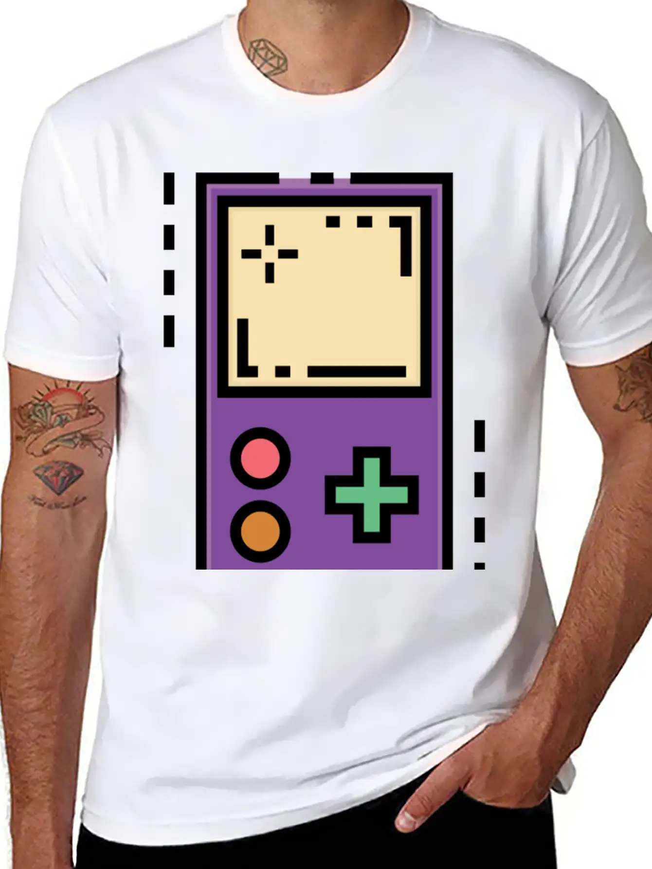 Retro Gaming On Relaxed Everyday Tee – Lightweight And Durable Cotton