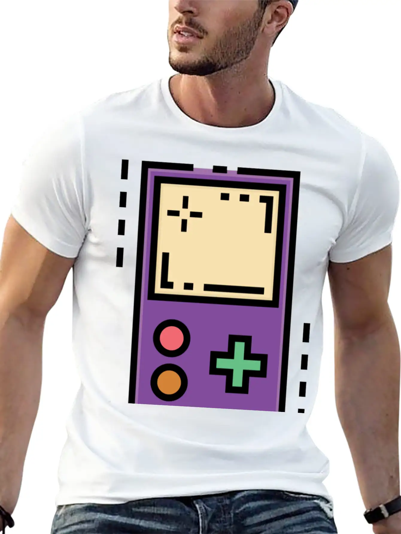 Retro Gaming On Relaxed Everyday Tee – Lightweight And Durable Cotton