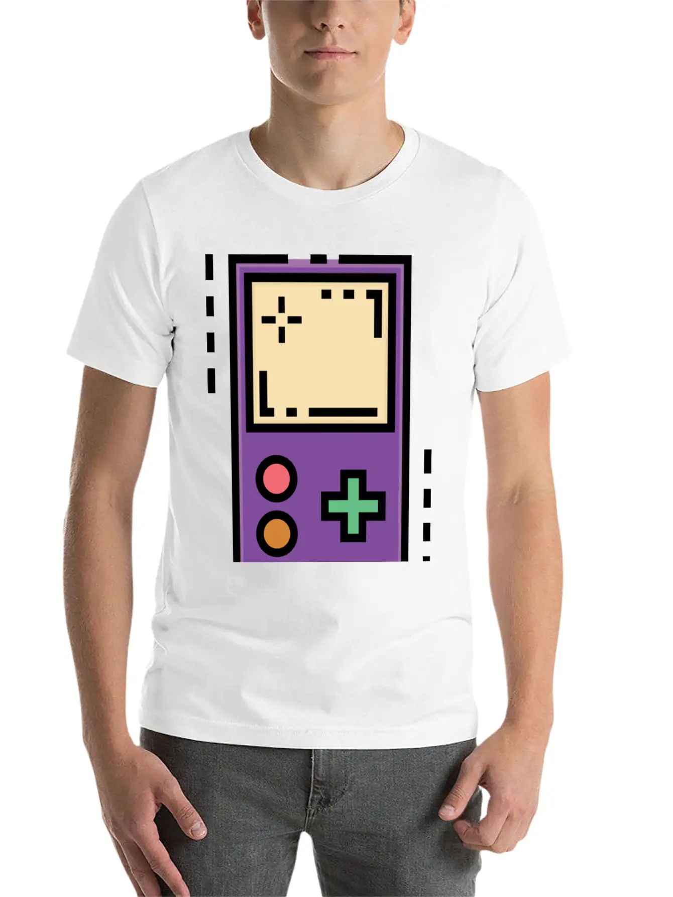 Retro Gaming On Relaxed Everyday Tee – Lightweight And Durable Cotton