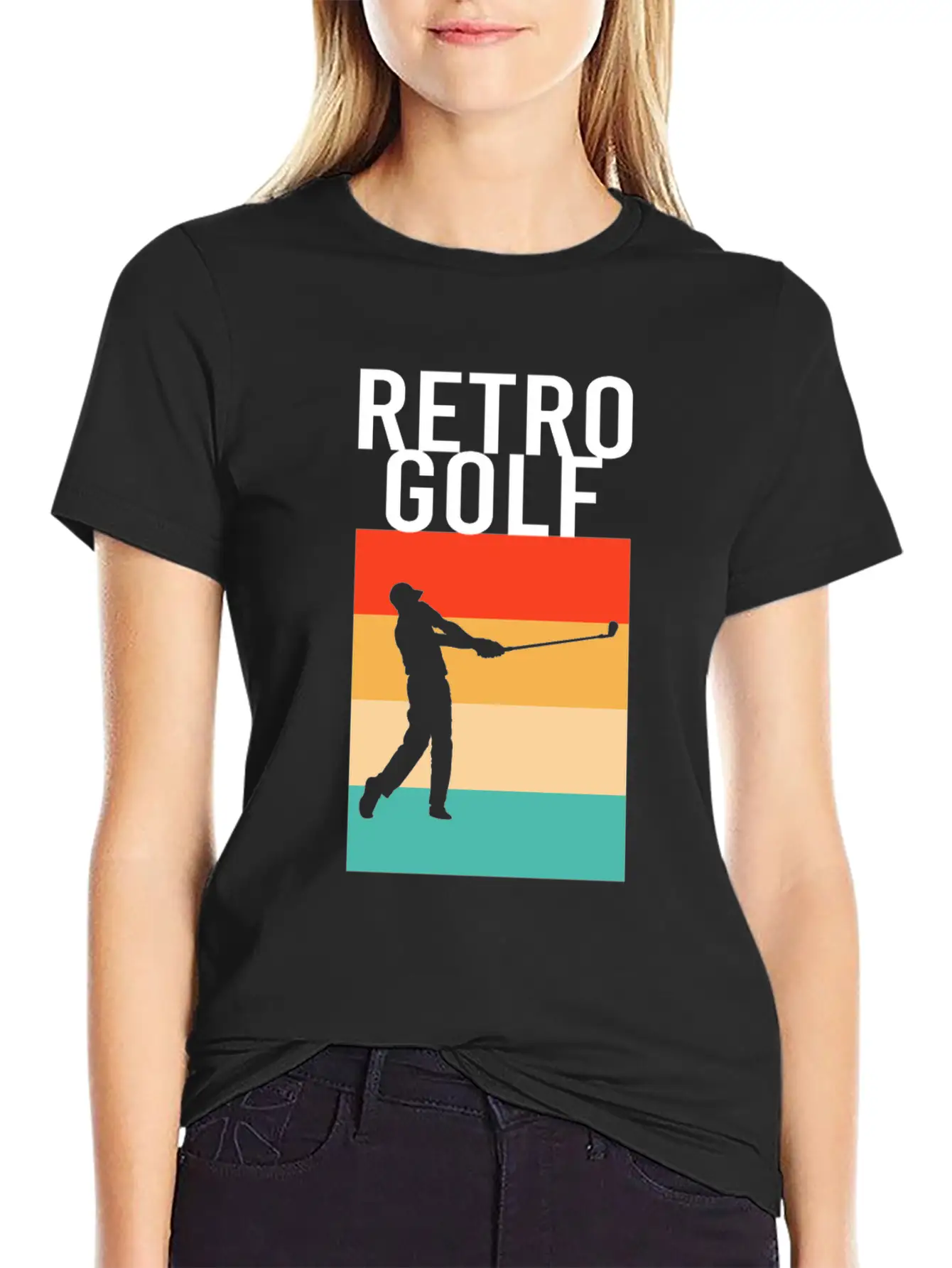Retro Golf Classic Fit Graphic Tee For Daily Comfort – Unisex Cotton Shirt