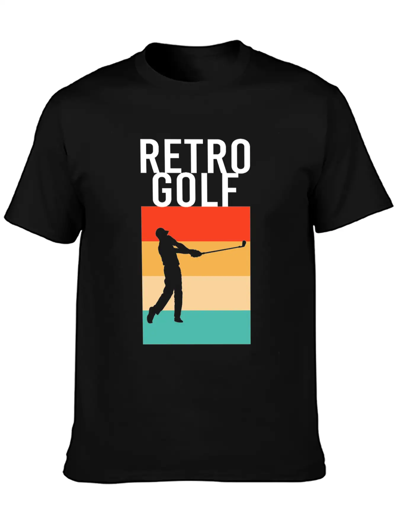 Retro Golf Classic Fit Graphic Tee For Daily Comfort – Unisex Cotton Shirt