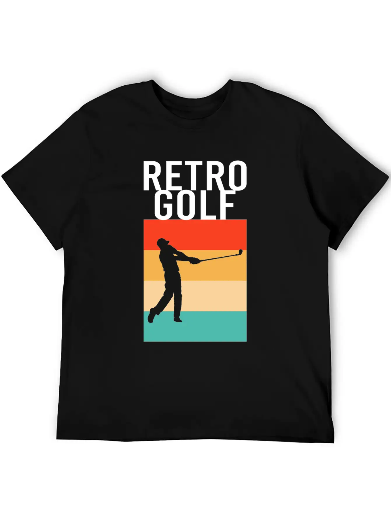 Retro Golf Classic Fit Graphic Tee For Daily Comfort – Unisex Cotton Shirt