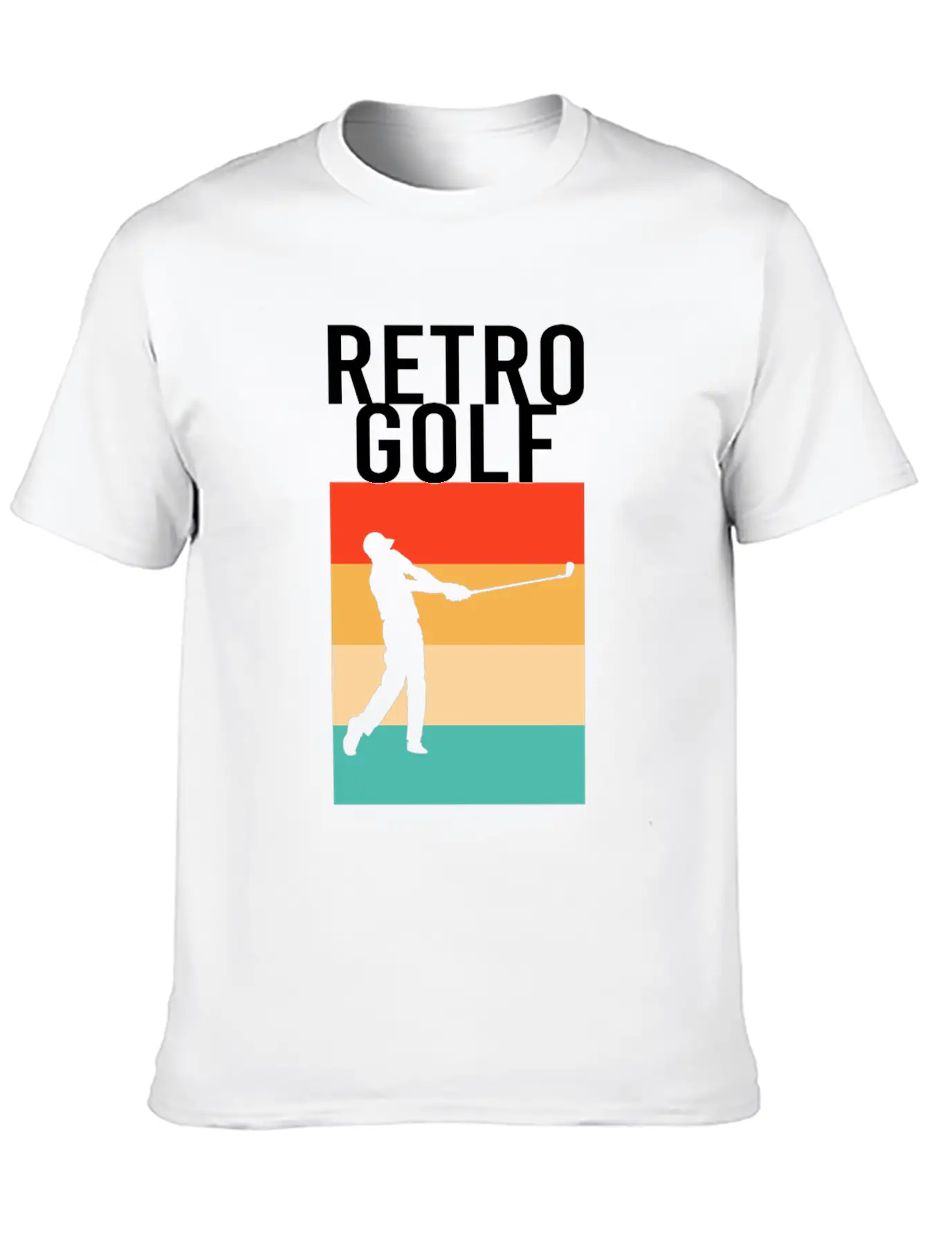 Retro Golf Classic Fit Graphic Tee For Daily Comfort – Unisex Cotton Shirt