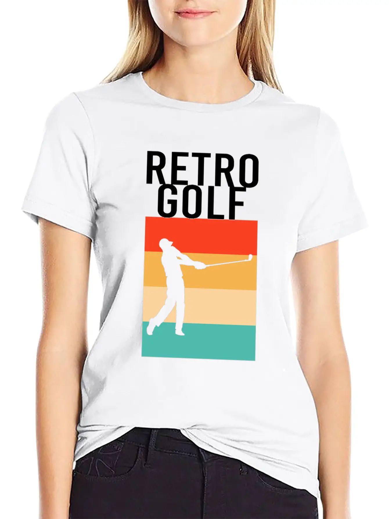 Retro Golf Classic Fit Graphic Tee For Daily Comfort – Unisex Cotton Shirt