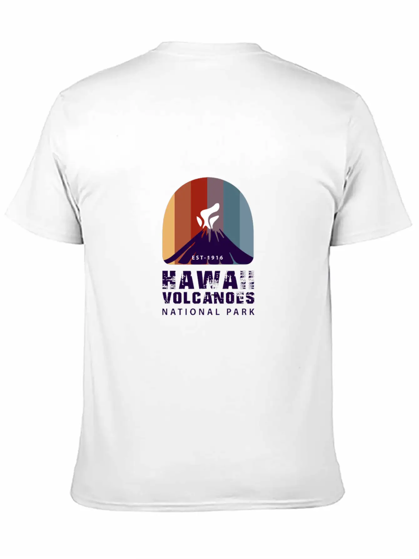 Retro Hawaii Volcanoes National Park Classic Fit Graphic Tee For Daily Comfort – Unisex Cotton Shirt