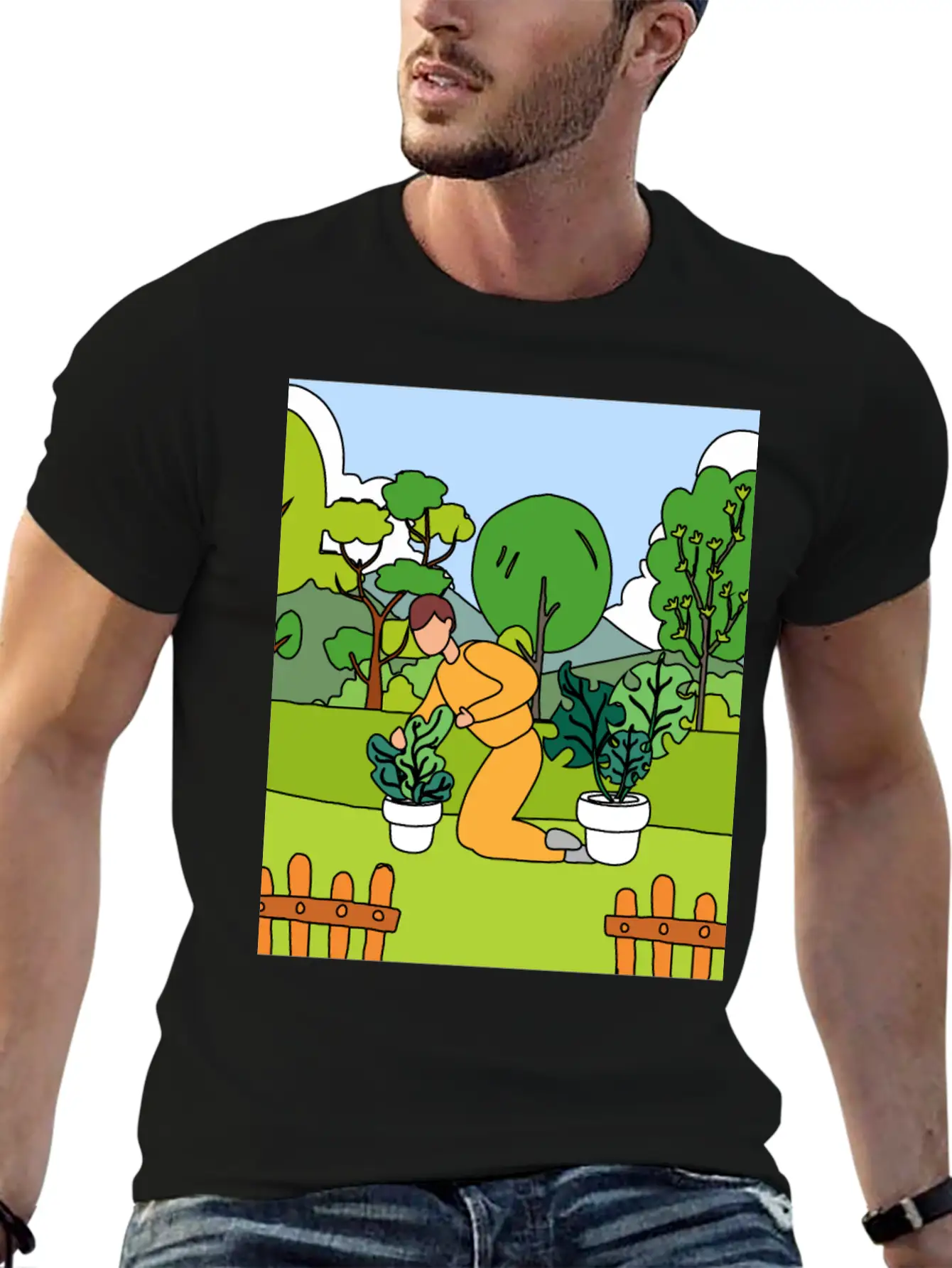 Retro Hobby Gardener Garden Gardener Comfortable Minimalist Graphic Tee – Summer Style Essential