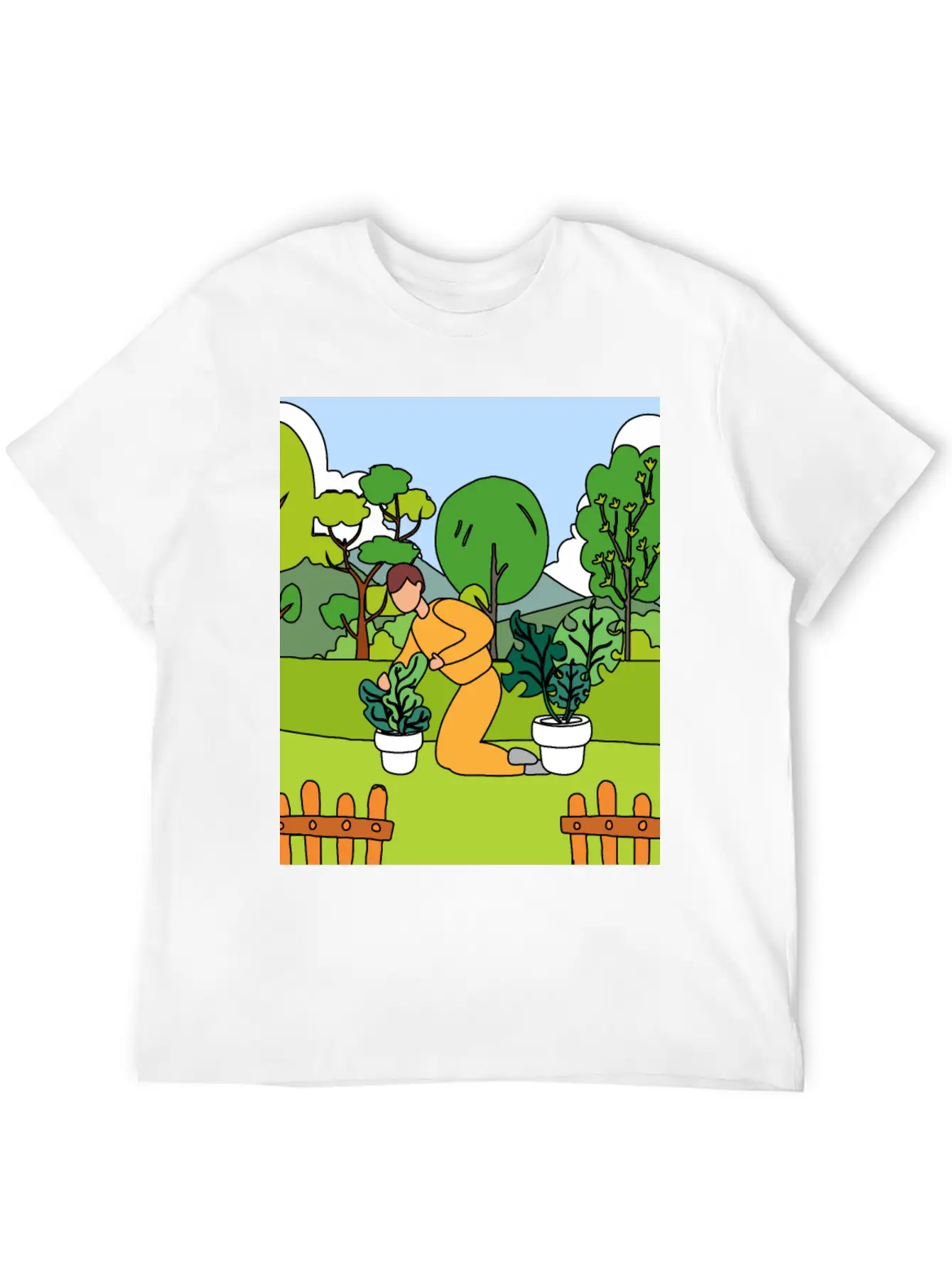 Retro Hobby Gardener Garden Gardener Comfortable Minimalist Graphic Tee – Summer Style Essential