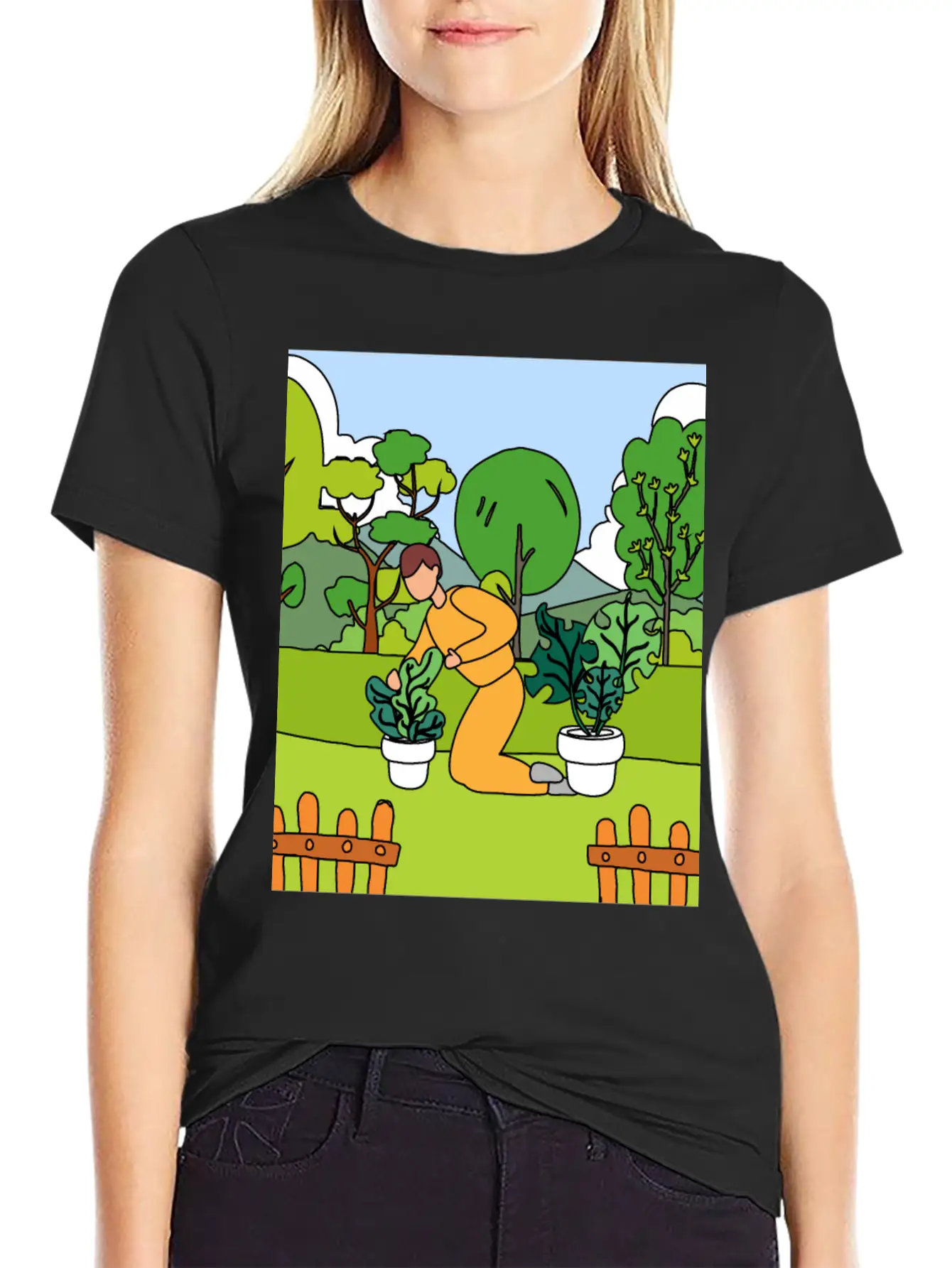 Retro Hobby Gardener Garden Gardener Comfortable Minimalist Graphic Tee – Summer Style Essential