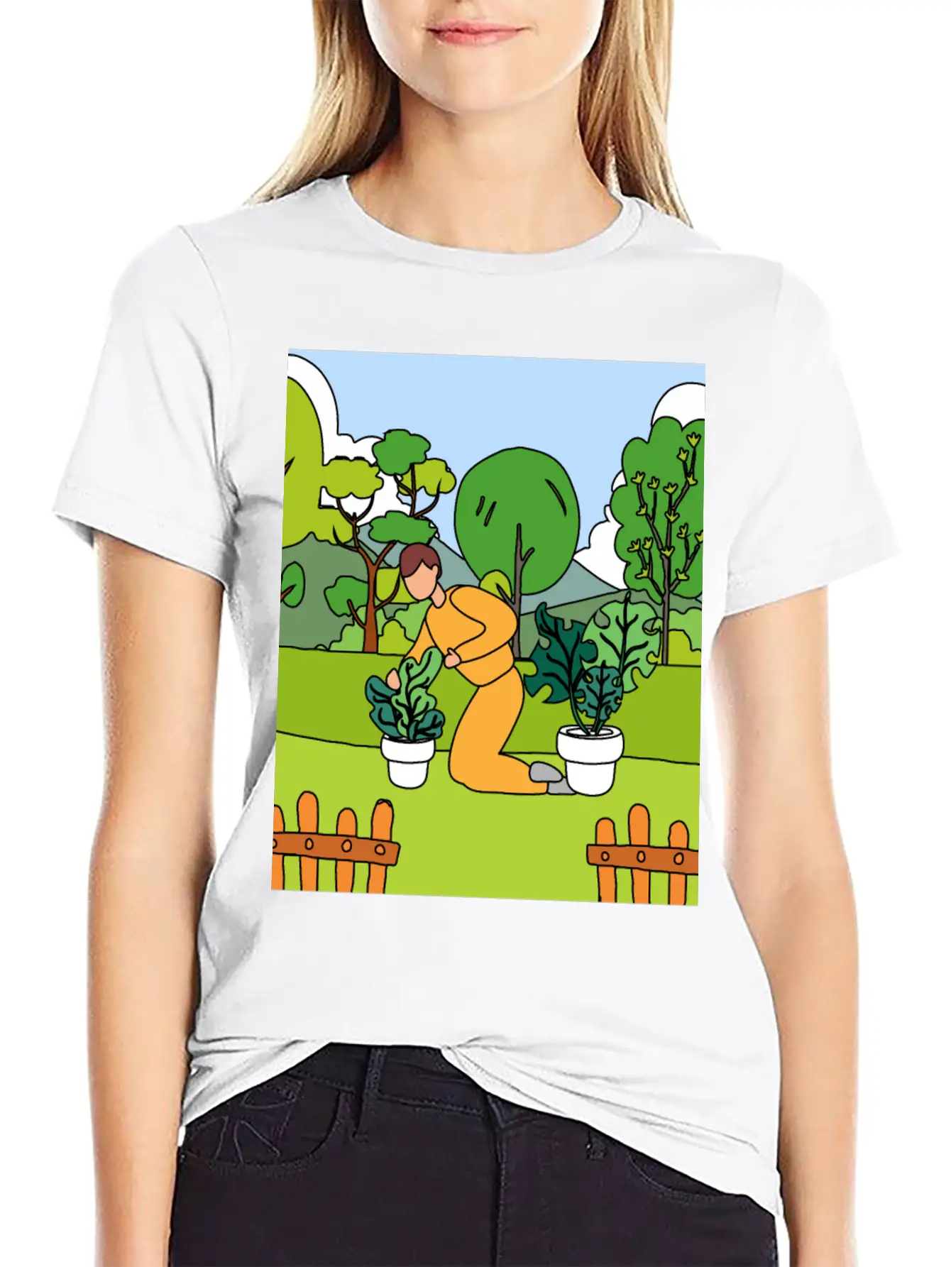 Retro Hobby Gardener Garden Gardener Comfortable Minimalist Graphic Tee – Summer Style Essential