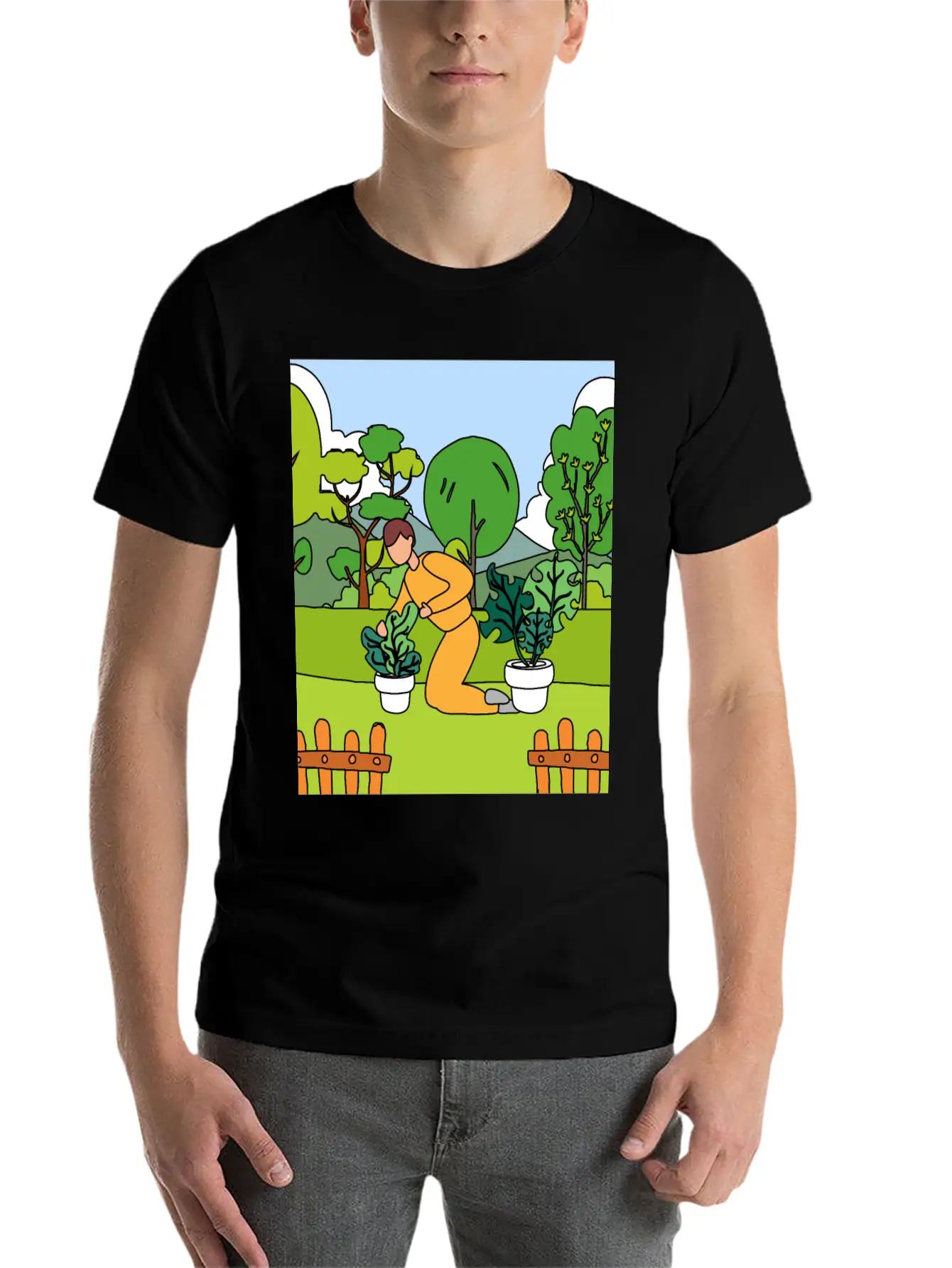 Retro Hobby Gardener Garden Gardener Comfortable Minimalist Graphic Tee – Summer Style Essential